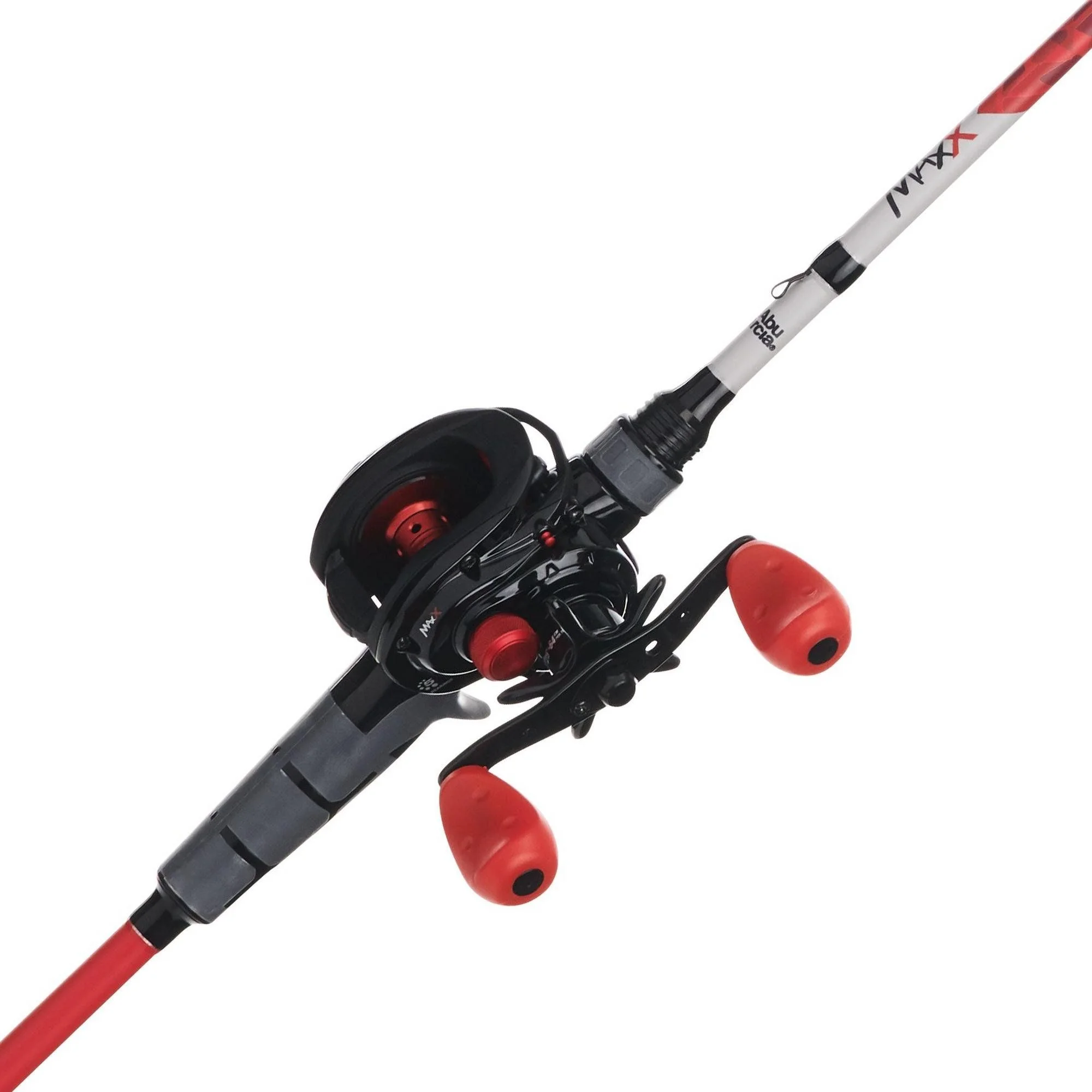 Abu Garcia Max X Baitcast Fishing Combo, 6'6" Medium Rod, Right Handed Reel