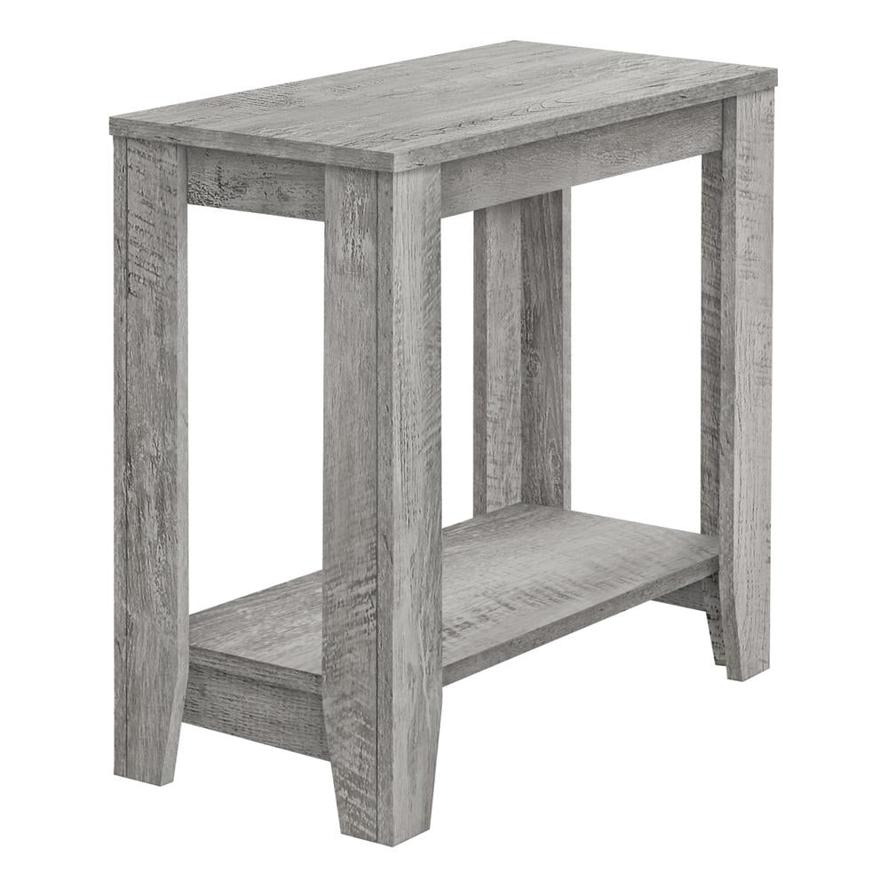 Accent Table Side End Nightstand Lamp Living Room Bedroom Laminate Grey