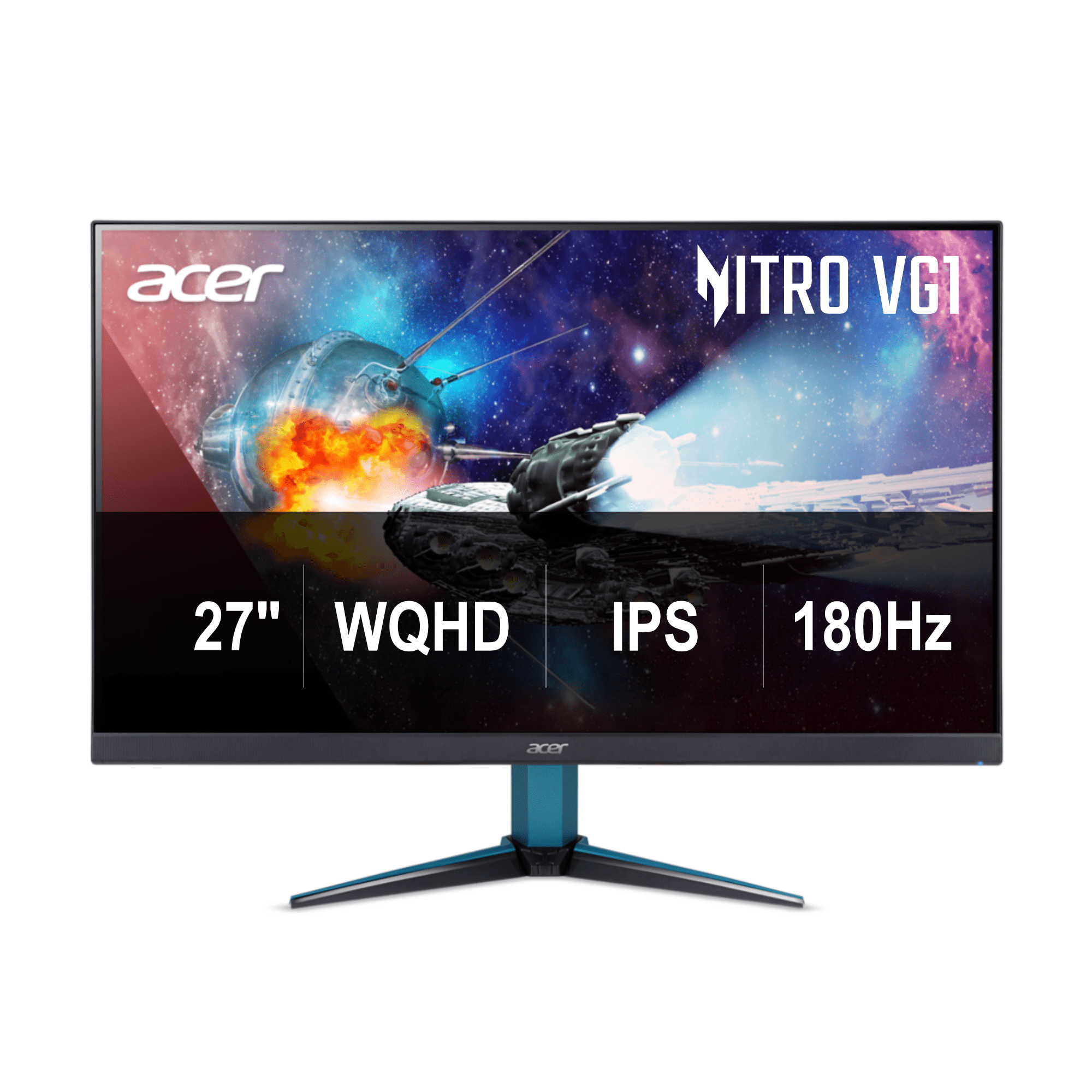 Acer Nitro VG271U M3bmiipx 27" WQHD (2560 x 1440) IPS Monitor with AMD FreeSync Premium Technology