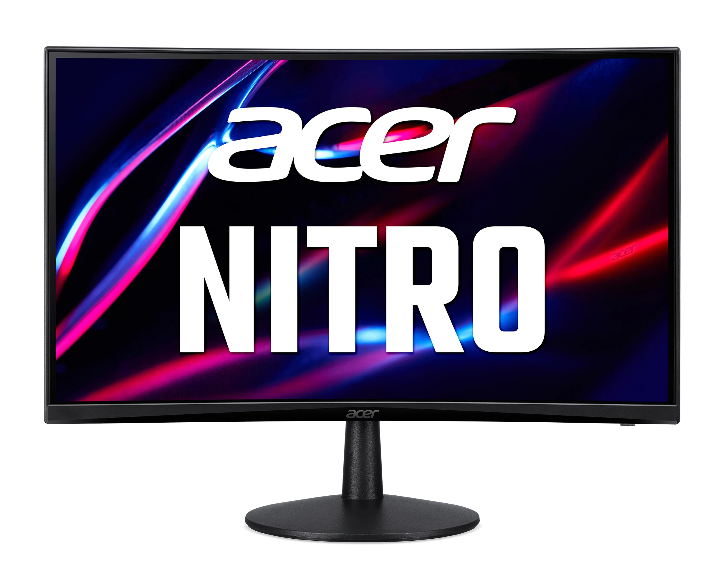 Acer Nitro 23.6" 1500R Curved Full HD (1920 x 1080) Zero Frame VA Monitor with AMD FreeSync Technology, 75Hz Refresh Rate, 1ms (VRB) (1 x HDMI Port 1.4 & 1 x VGA Port), ED240Q bi