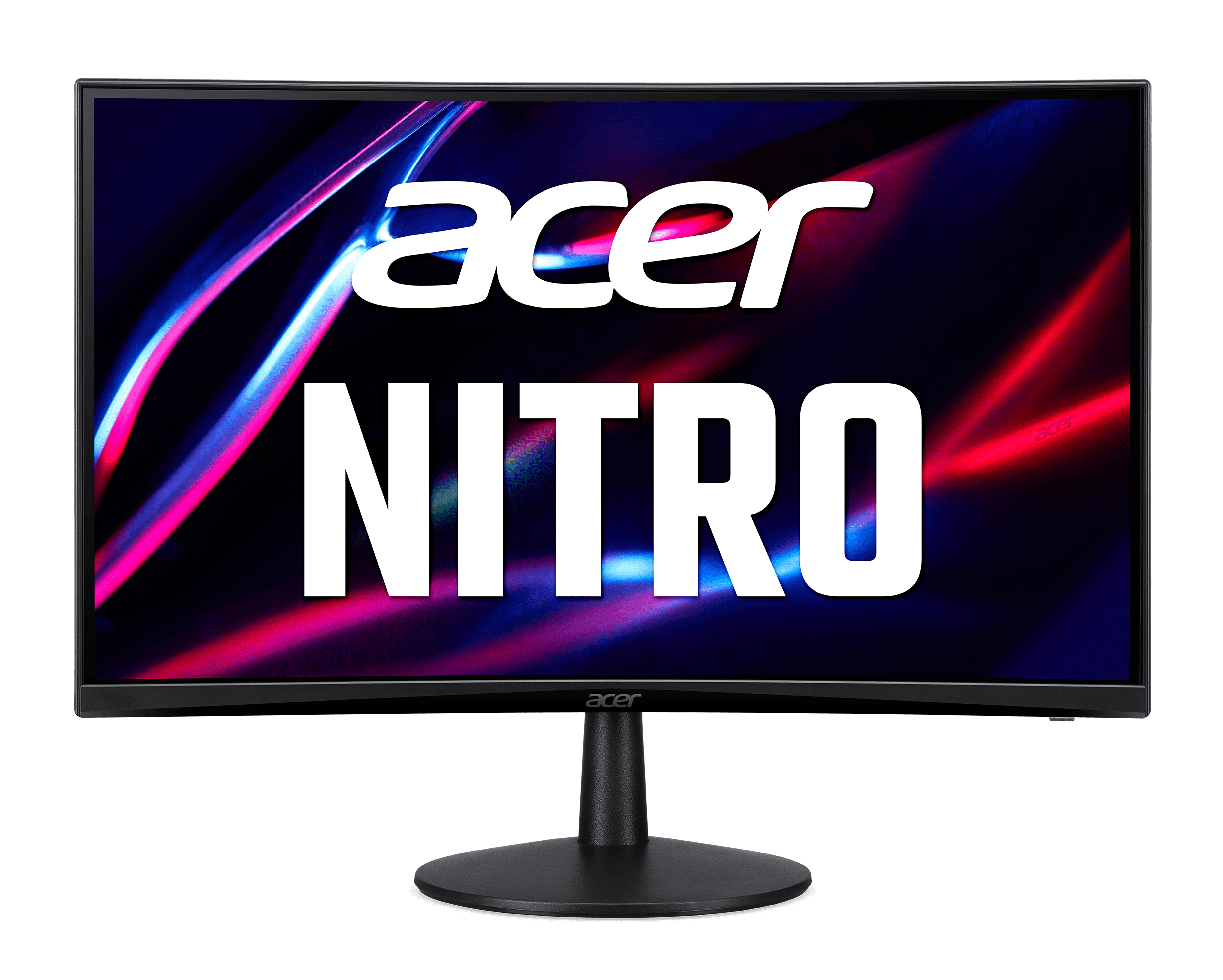 Acer Nitro 23.6" 1500R Curved Full HD (1920 x 1080) Zero Frame VA Monitor with AMD FreeSync Technology, 75Hz Refresh Rate, 1ms (VRB) (1 x HDMI Port 1.4 & 1 x VGA Port), ED240Q bi