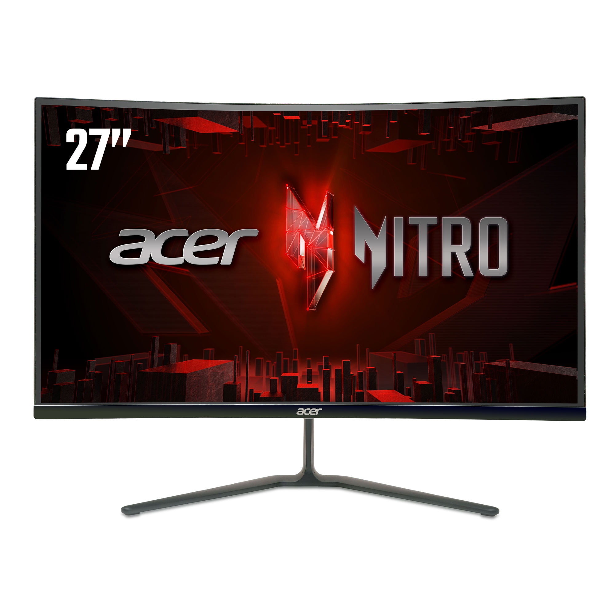 Acer Nitro 27" WQHD (2560 x 1440) 1500R Curved Gaming Monitor, AMD FreeSync Premium Technology, Up to 170Hz, 1ms(VRB), Black, ED270U P2bmiipx