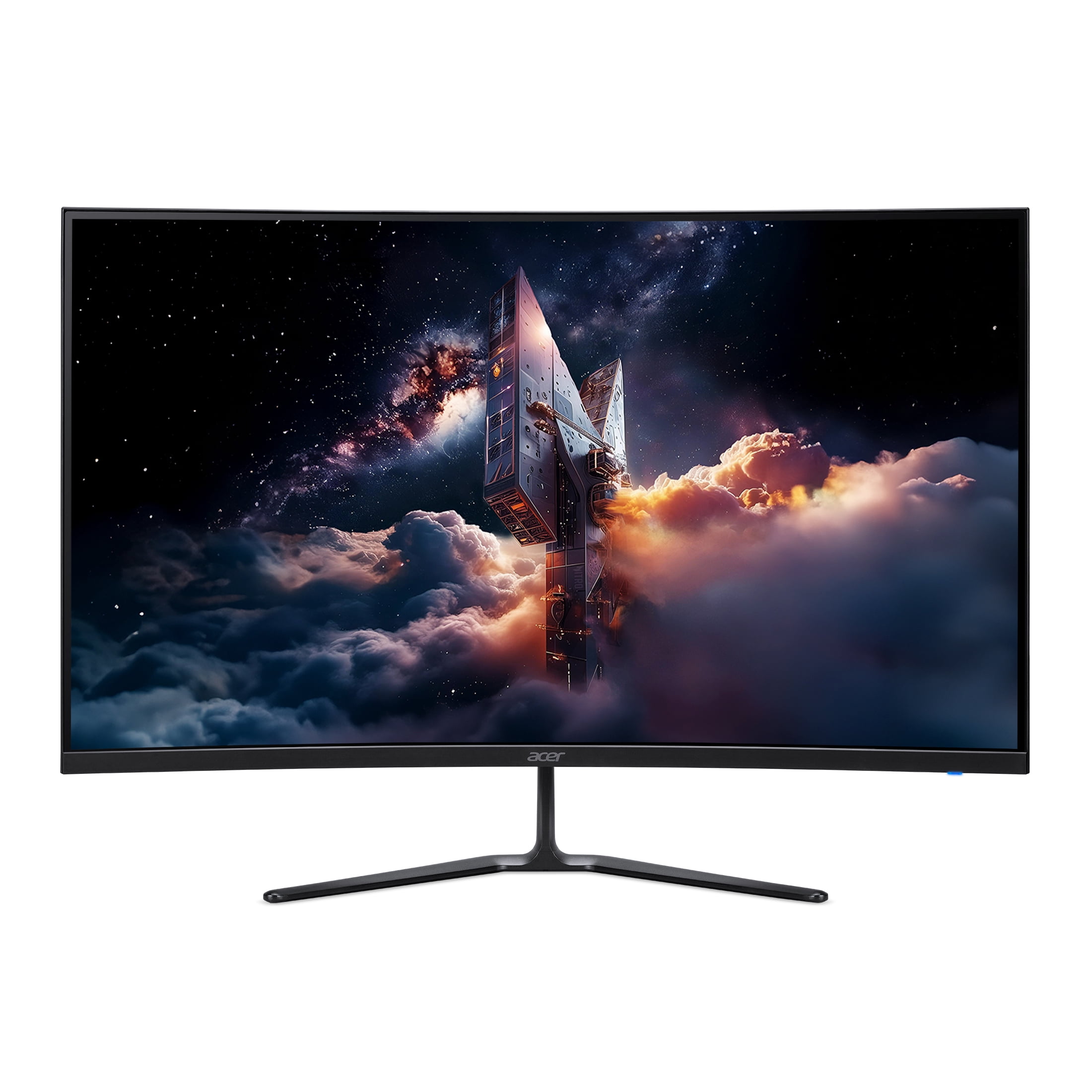 Acer Nitro 31.5" Full HD (1920 x 1080) 1500R Curved Gaming Monitor, AMD FreeSync Premium Technology, 165Hz, 1ms (VRB), Black, ED320QR S3biipx