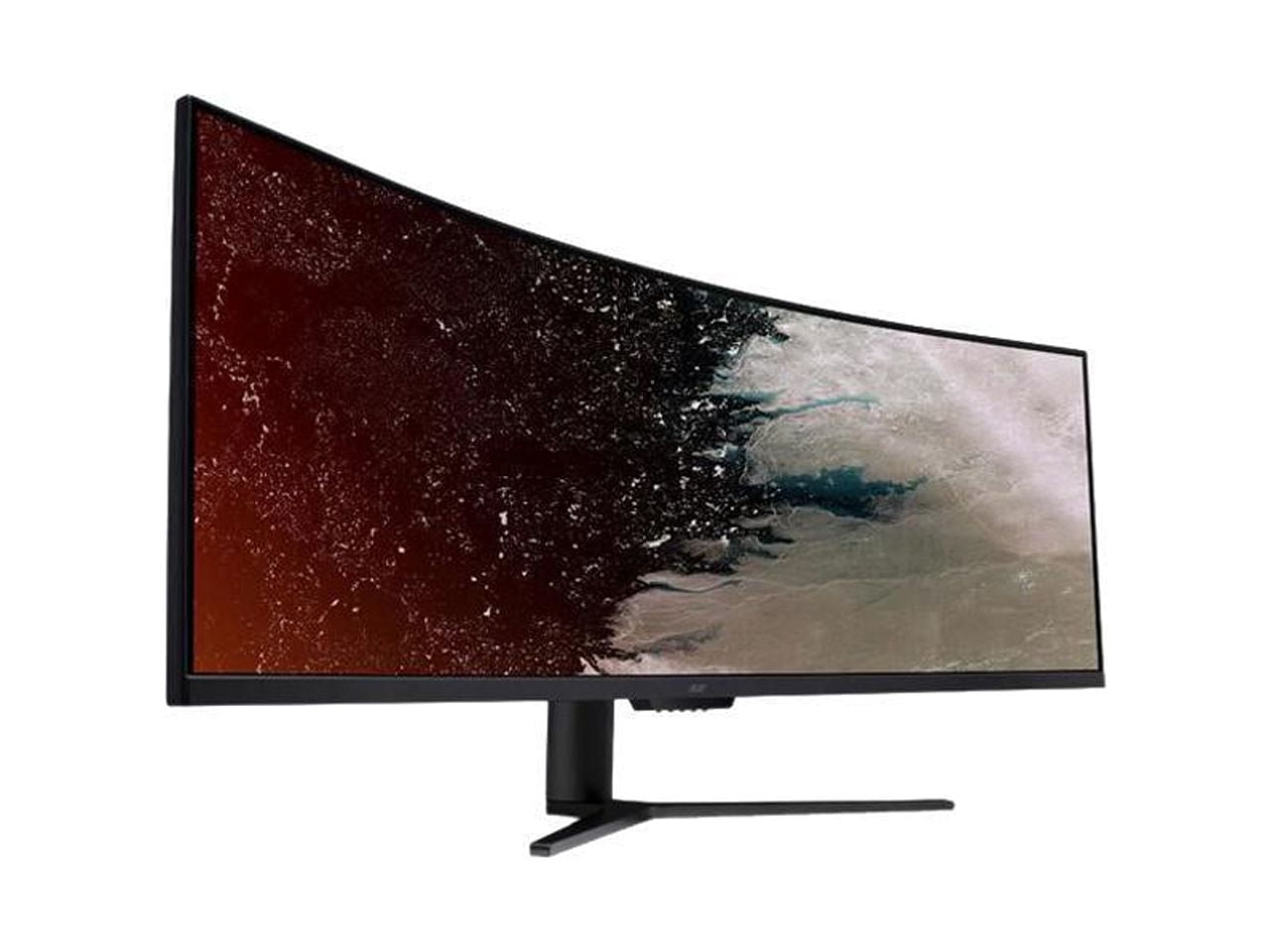 Acer 49" Curved UltraWide DFHD (3840 x 1080) Gaming Monitor with AMD Radeon FreeSync Premium Technology, Overclock to 144Hz, 32:9 Aspect Ratio, EI491CR Sbmiiiphx