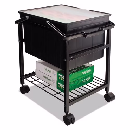 Advantus FS-2BHD Heavy-Duty File Shuttle, 17-3/8w x 14-3/8d x 20h, Black