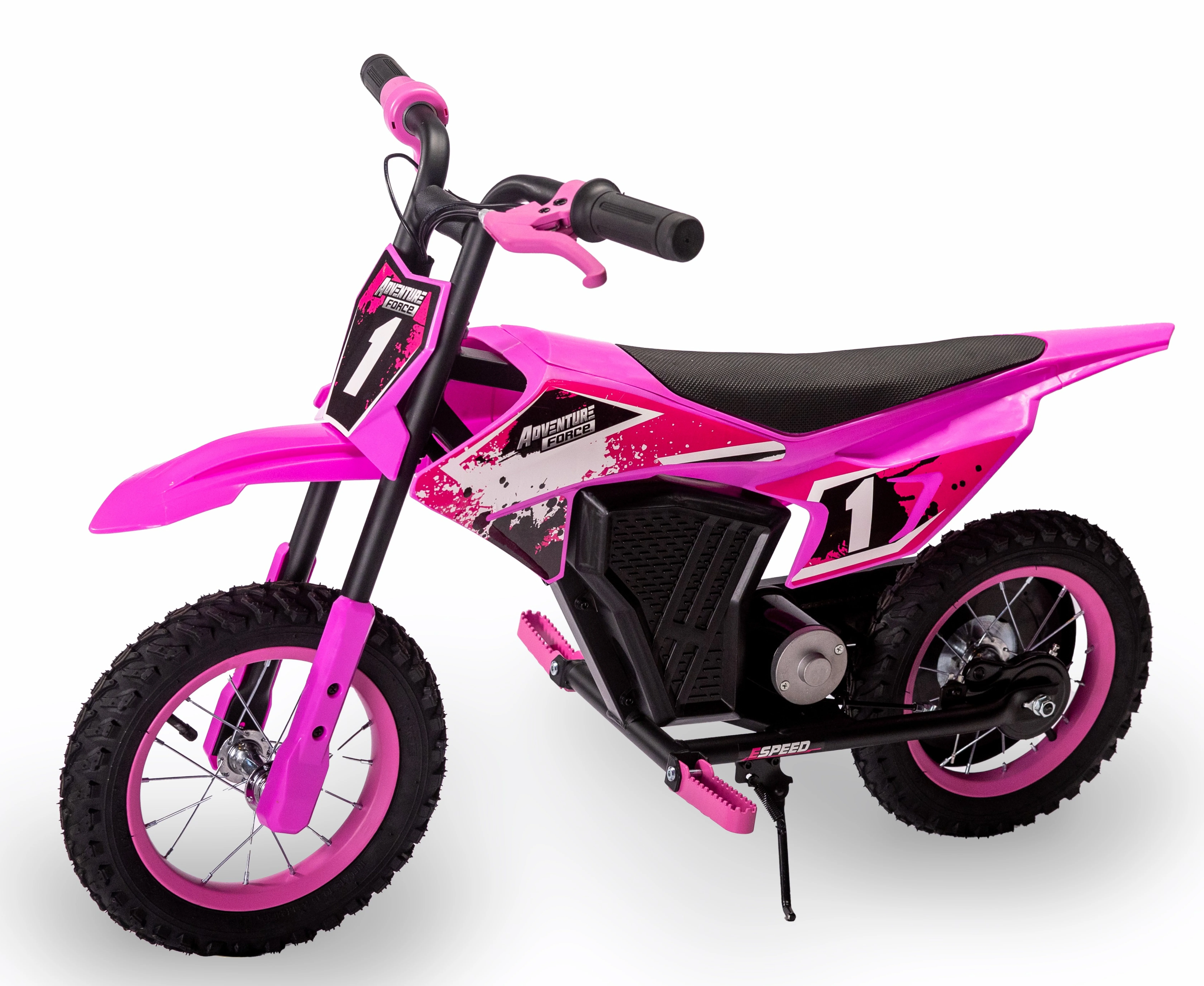 Adventure Force 12V Electric Dirt Bike, Kids Battery Powered Ride on, Ages 5 Years and up, Pink