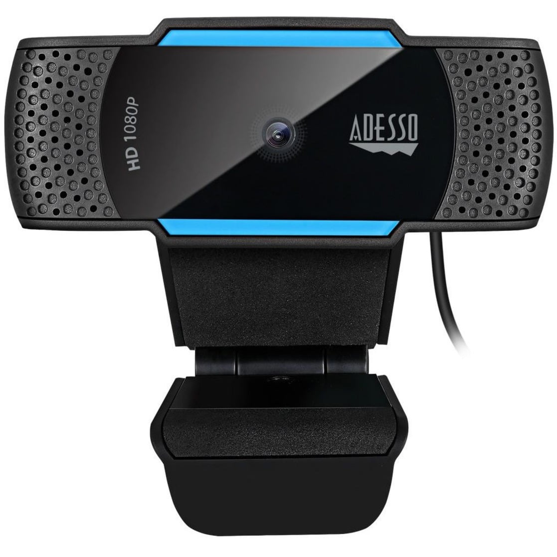 Adesso CyberTrack H5-TAA Webcam, 1080p Full HD, Built-In Microphone, TAA Compliant, USB Plug & Play, for Video Conferencing, Online Learning, and Streaming