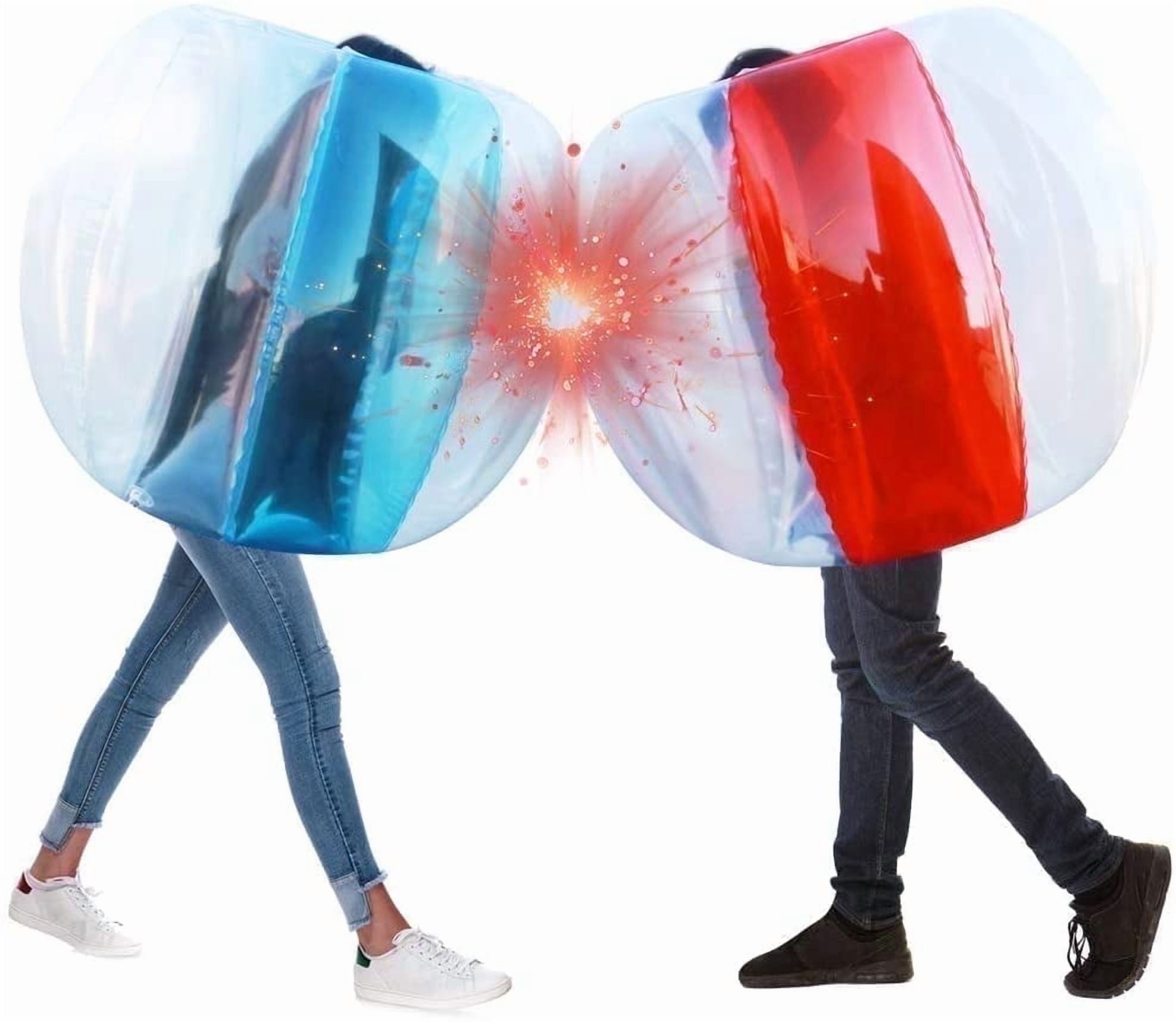 Adult Bumper Balls (4ft/1.2m) Giant Inflatable Bubble Sumo Balls House Summer Outdoor Toys Backyard Games for Kids Yard Human Hamster Ball Active Play