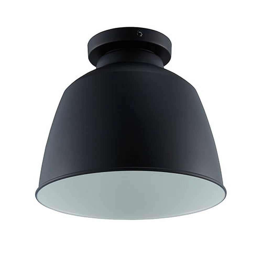 Aglow Flush-Mount Pendant Lamp, Black