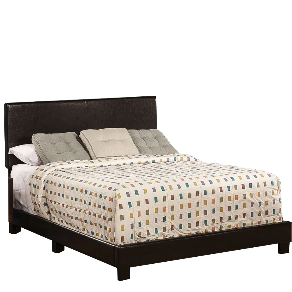 ACME Lien Panel Faux Leather Queen Bed, Espresso