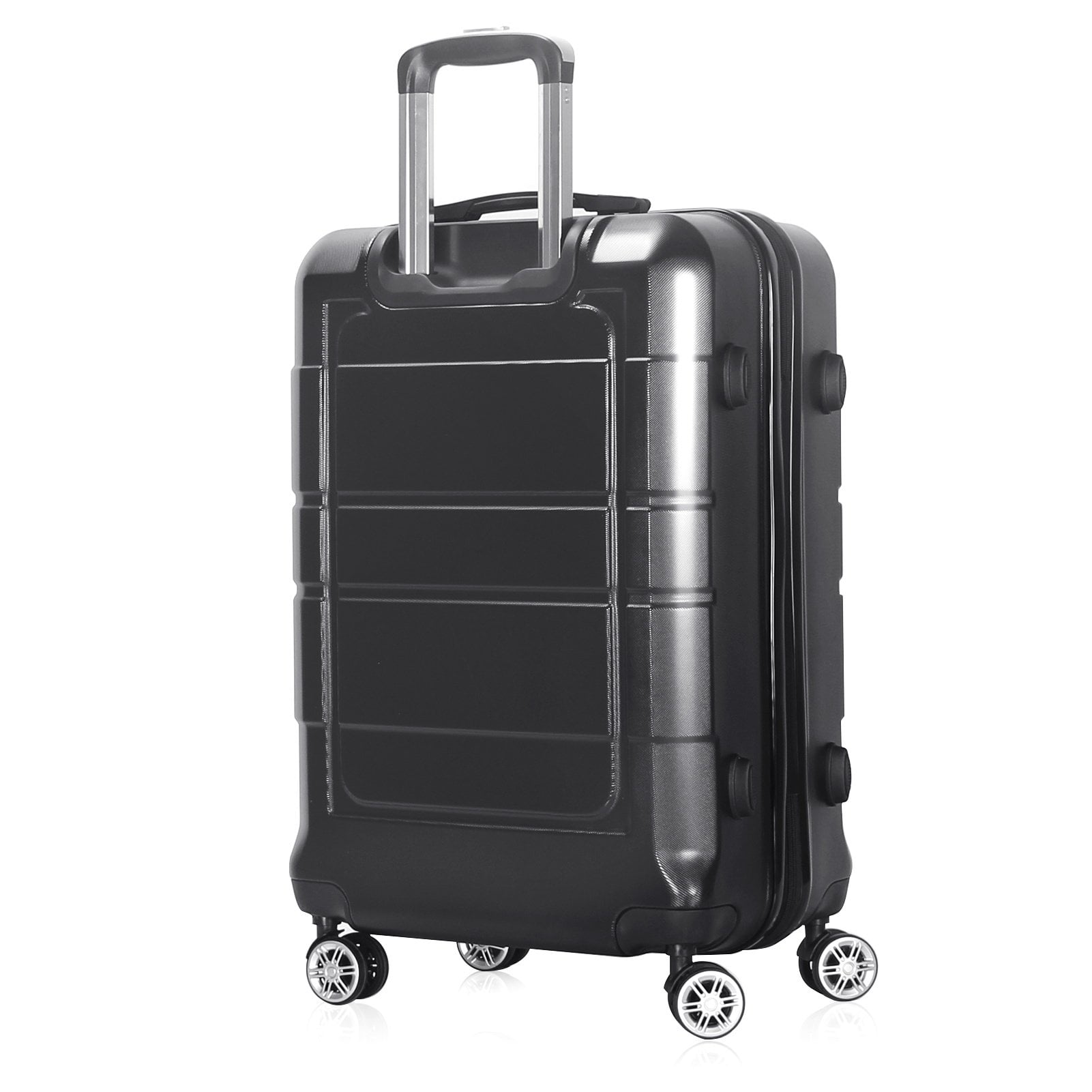 AEDILYS 20 Inch Carry On Luggage, TSA Lock, Travel Suitcase with Spinner Wheel, Black
