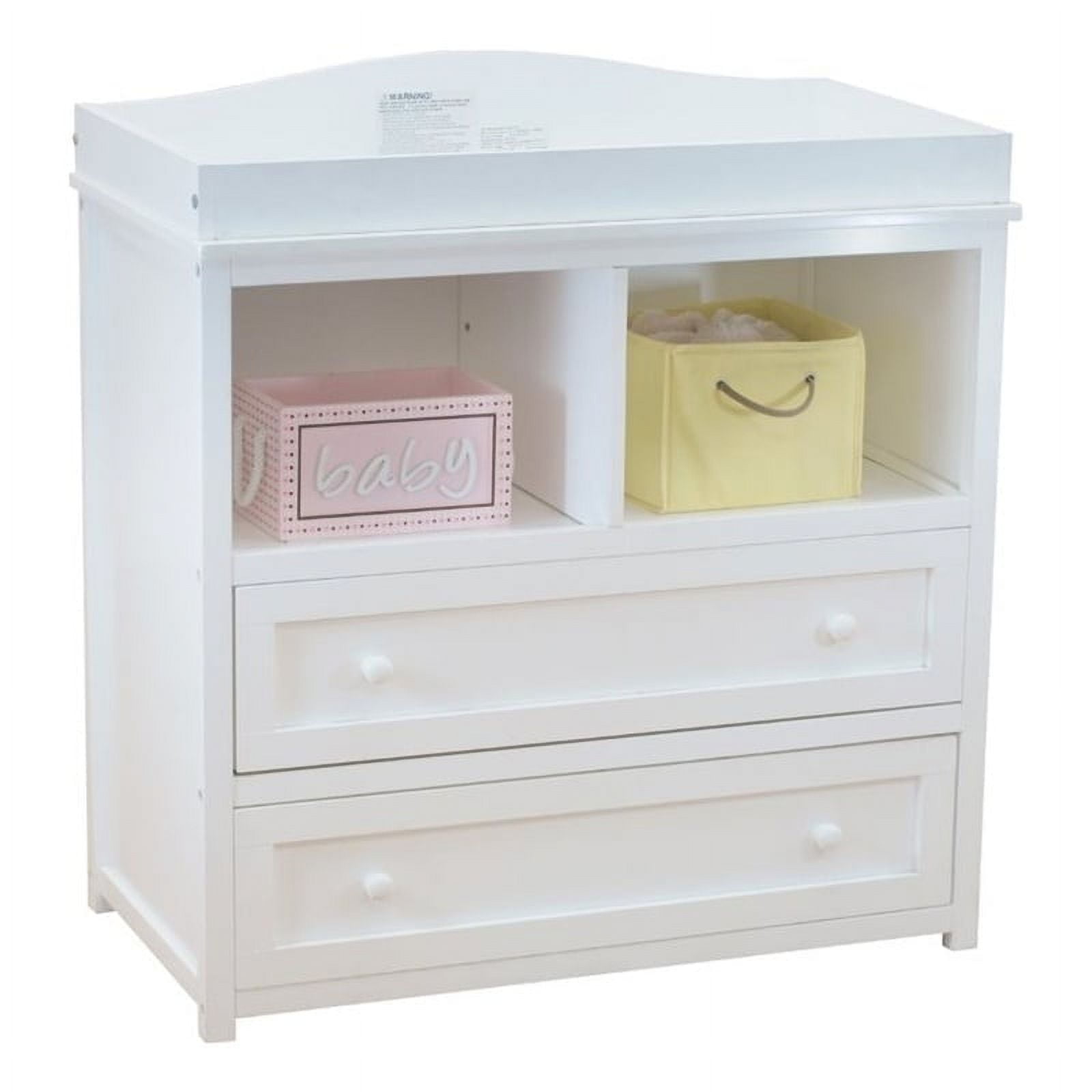 AFG Baby Furniture Leila 2-Drawer Changing Table White