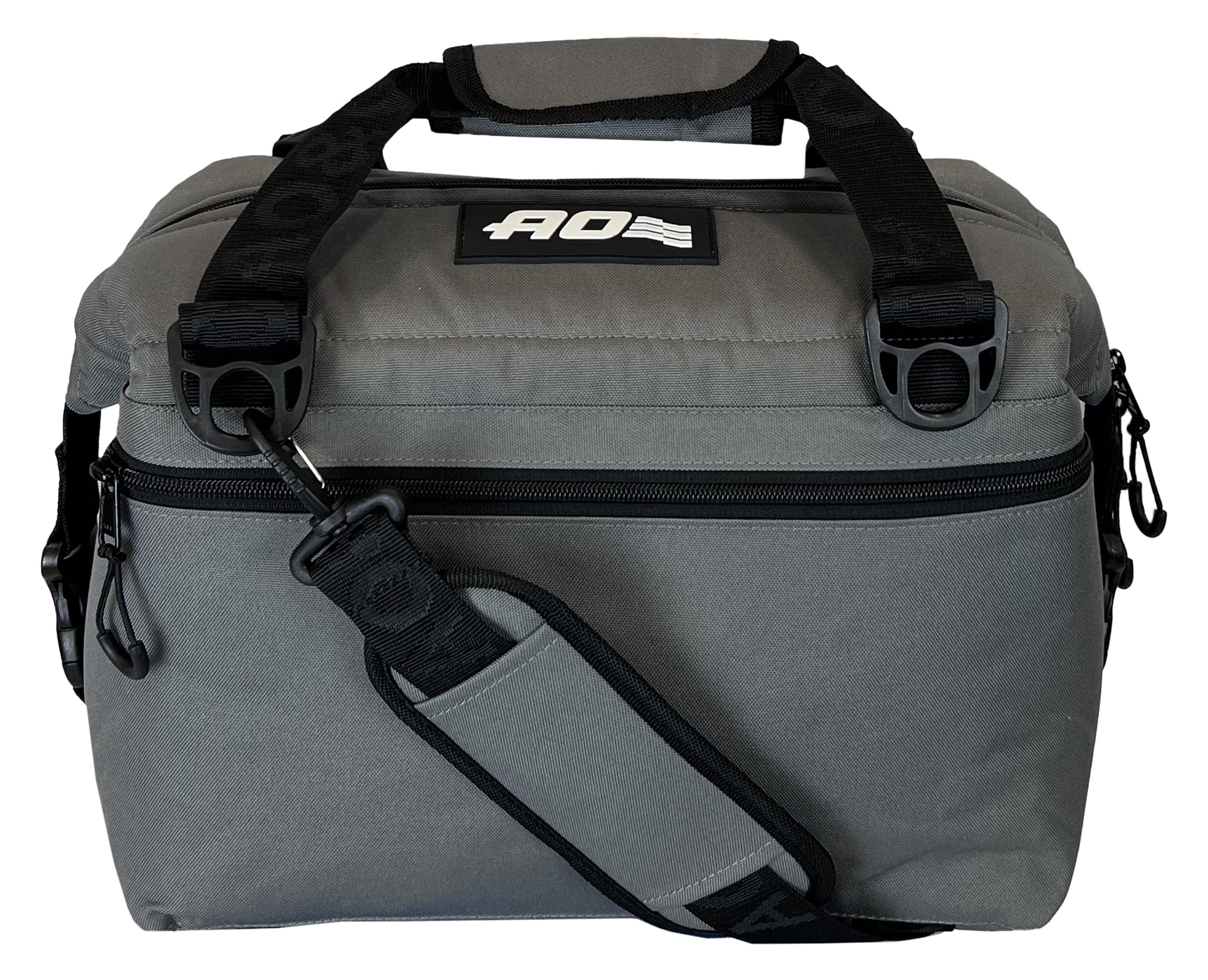 AO Coolers 12 Can Canvas Soft-Sided Cooler, Charcoal Gray