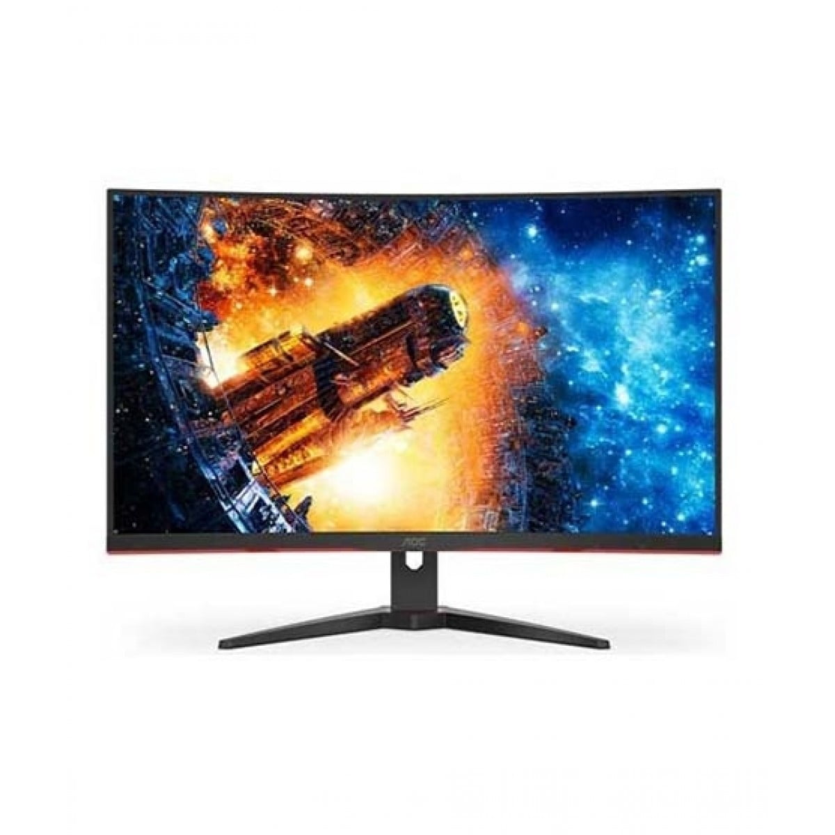 AOC C32G2E 31.5" Full HD LED Curved Gaming LCD Monitor - Black, Red