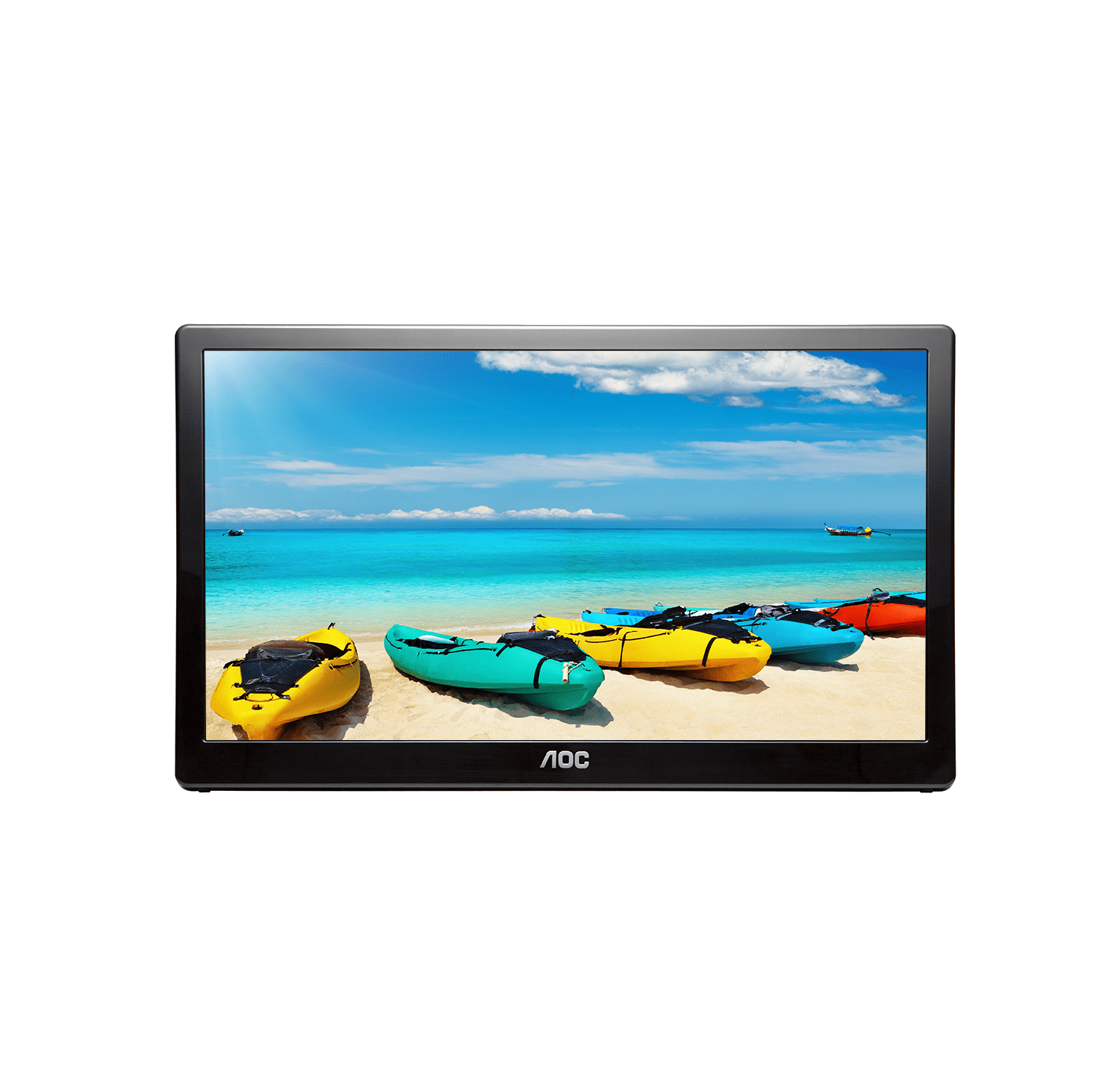 AOC 15.6" IPS Panel Full HD 1920x1080 220 USB3.0 Powered Portable LED Monitor - I1659FWUX