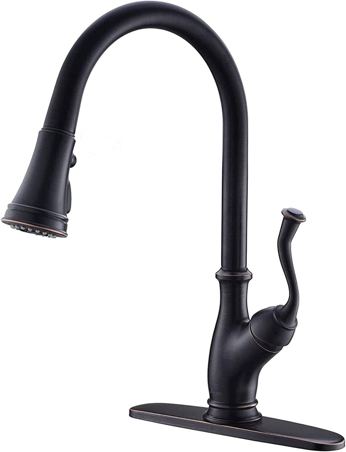 APPASO Pull Down Kitchen Faucet Oil Rubbed Bronze with Sprayer 175ORB