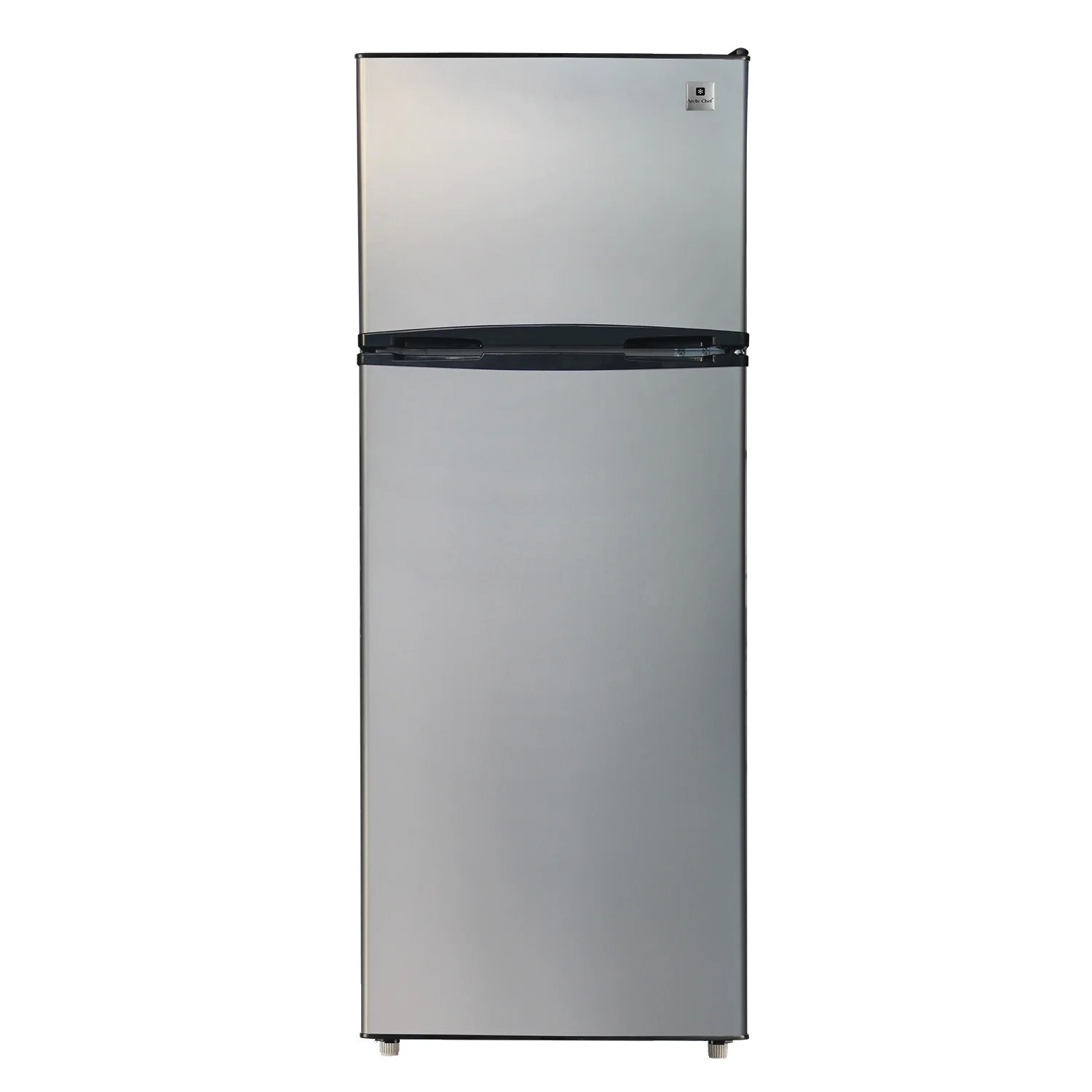 ARCTIC CHEF 7.2 Cu. Ft. Top Freezer Refrigerator in Platinum