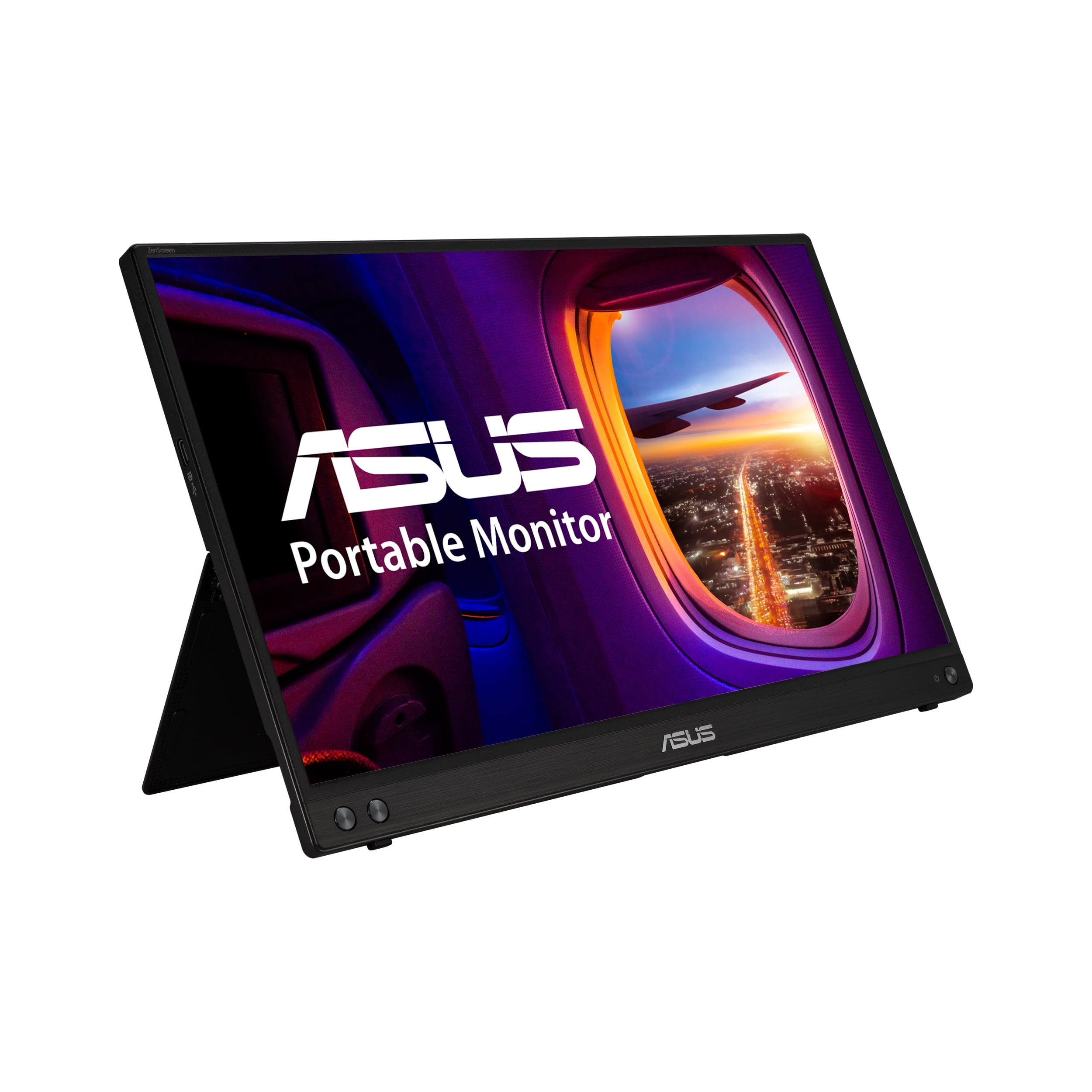 ASUS ZenScreen 15.6" Portable USB Type-C Monitor MB16ACV - FHD, IPS Panel, Compatible with USB Type-C and Type-A Sources, Flicker Free, Kickstand Design
