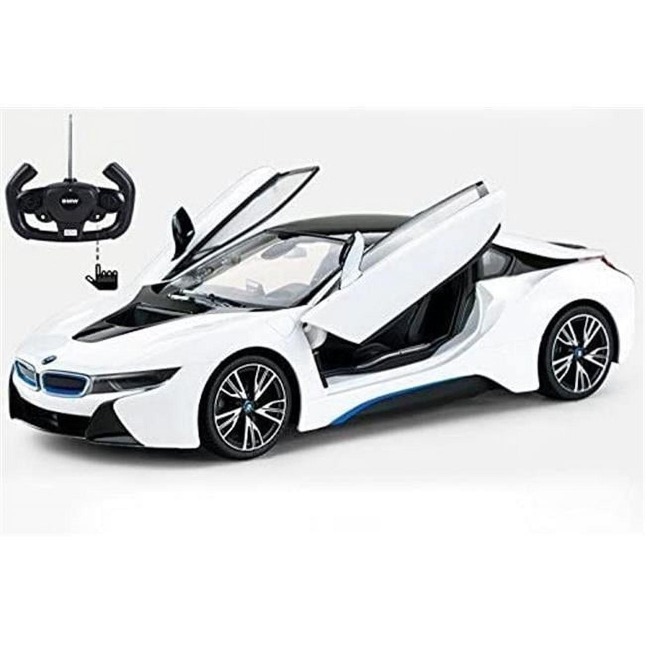 AZ Trading BI8014W 1-14 Scale RC BMW i8 Authentic with Open Doors - White