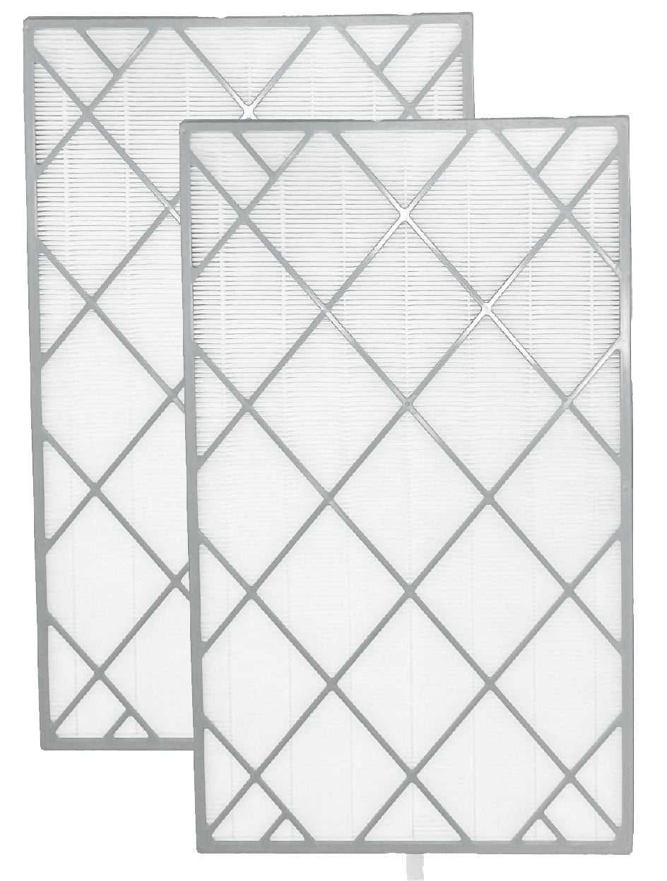 Air Purifier 6 HE6FKPET True HEPA Carbon Filter Replacement For Shark HE600 HE601 HE602 Odor Fumes Lock, 2 Packs