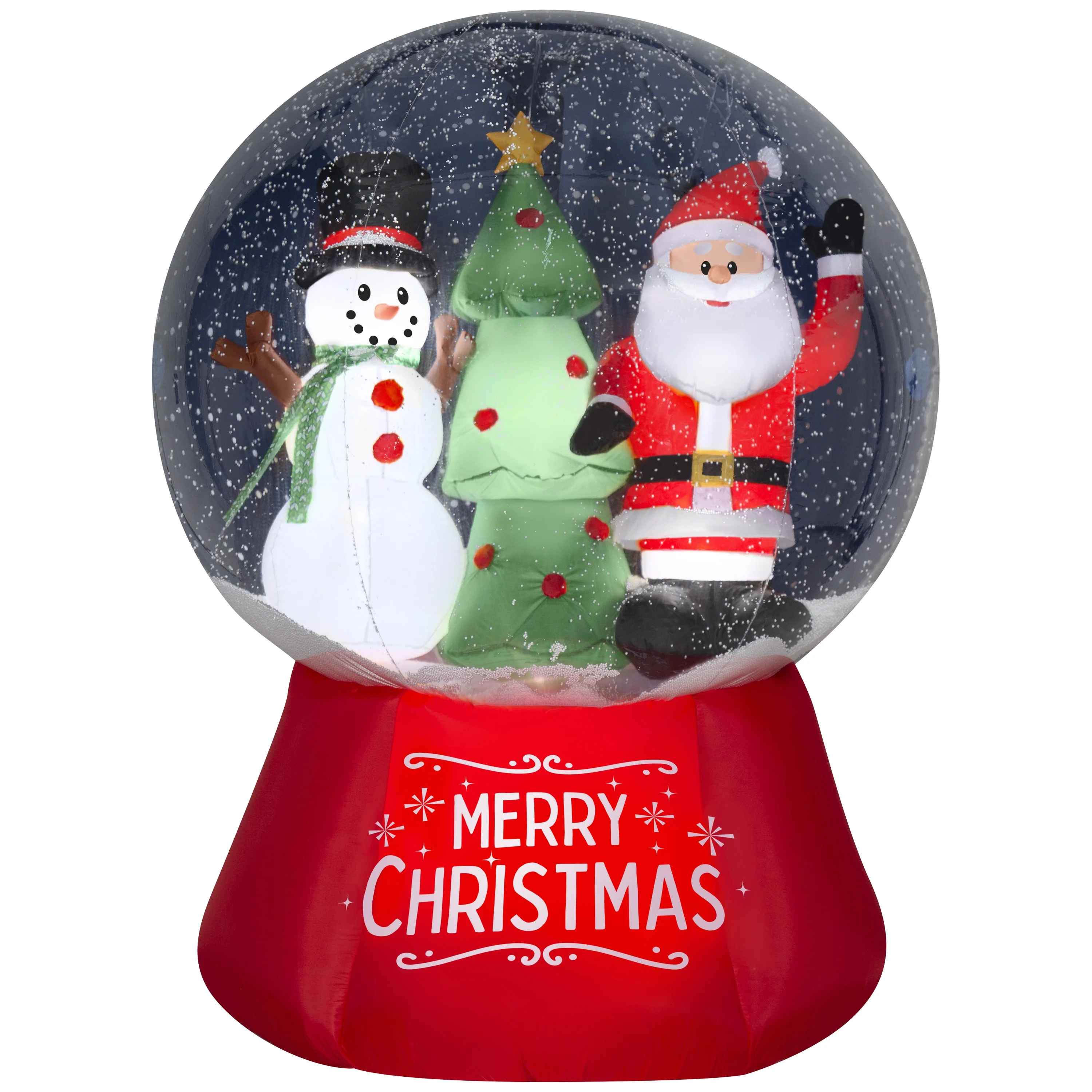 Airblown Inflatables Snow Globe Christmas Décor Inflatable, 6 ft