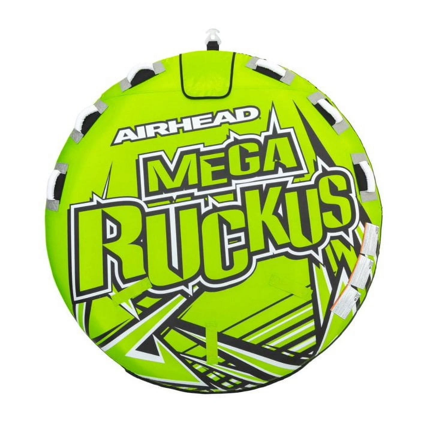 Airhead Mega Ruckus Towable Tube for Boating, Waterskiing Towable Fits up to 3 People, Weight Capacity 510 lb