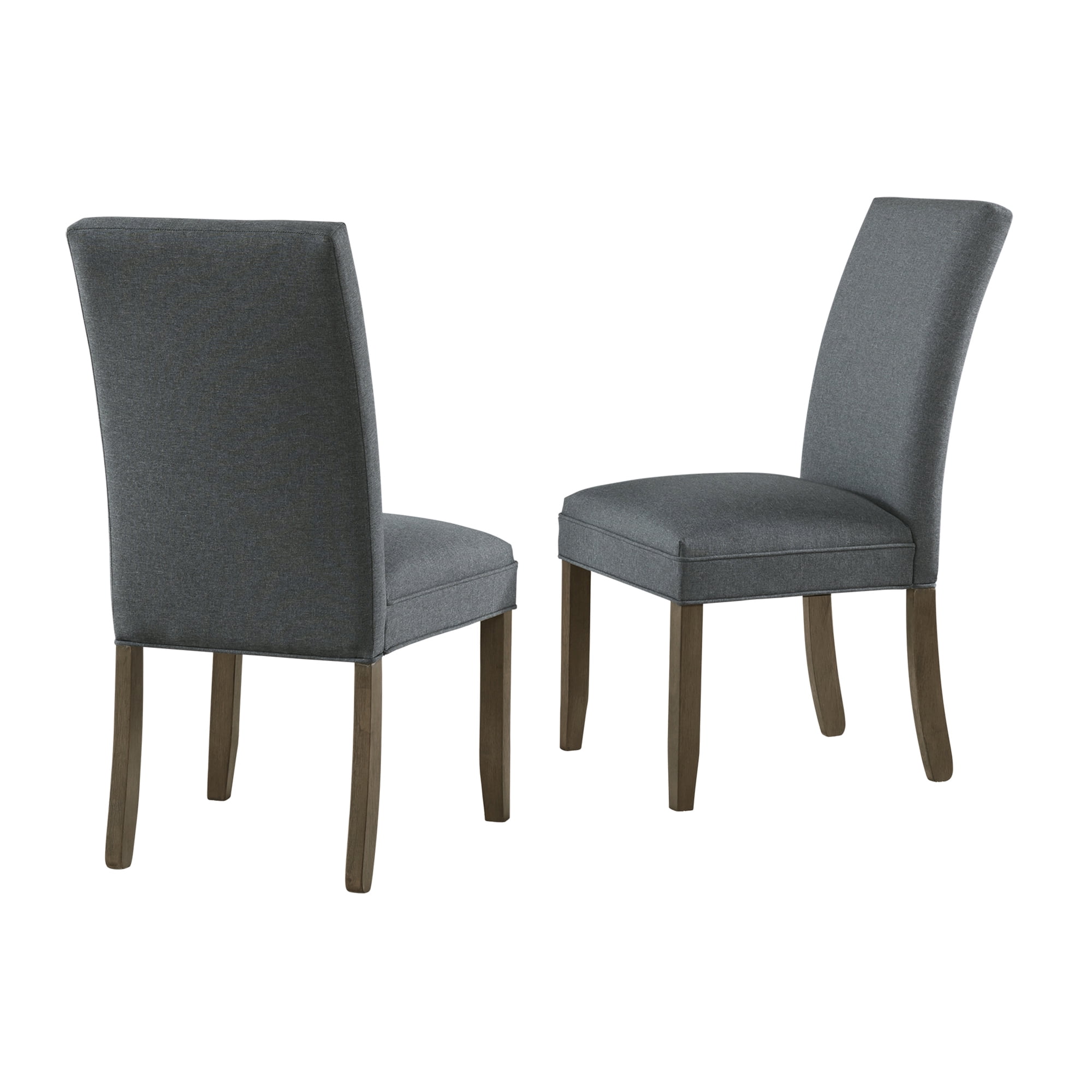 Alaterre Furniture Gwyn Parsons Upholstered Chair - Grey (Set of 2)