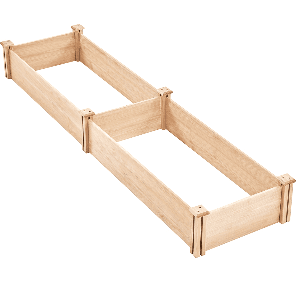 Alden Design Wooden Raised Garden Bed Planter Box for Patio Yard Greenhouse