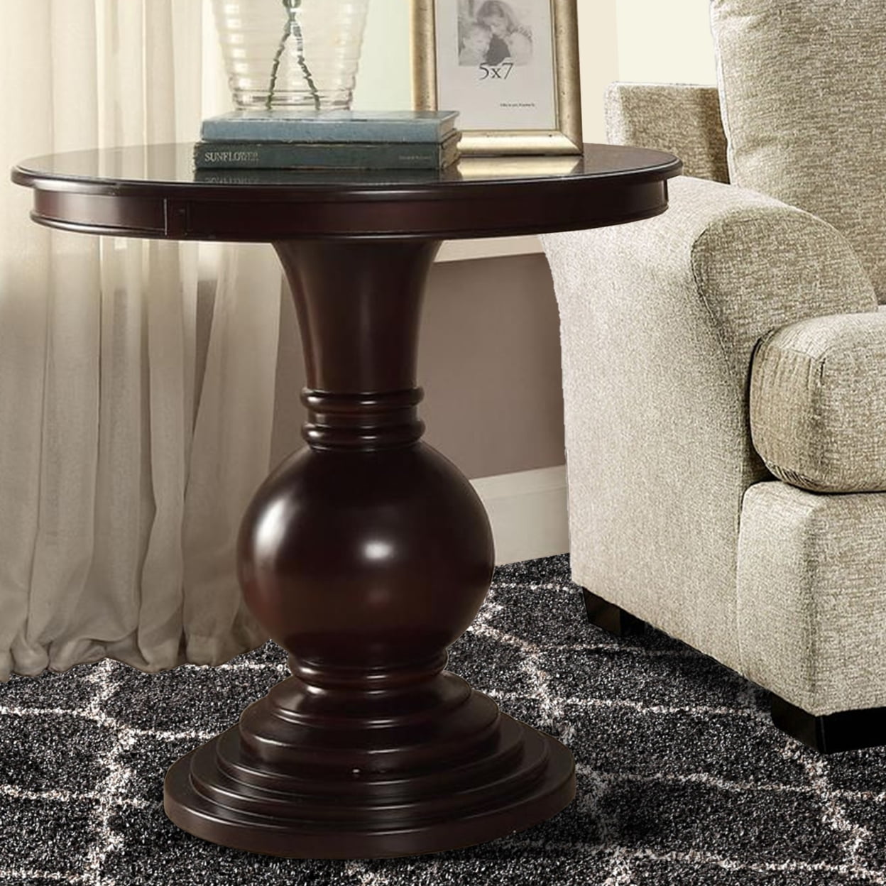 Alyx Accent Table Espresso - Saltoro Sherpi