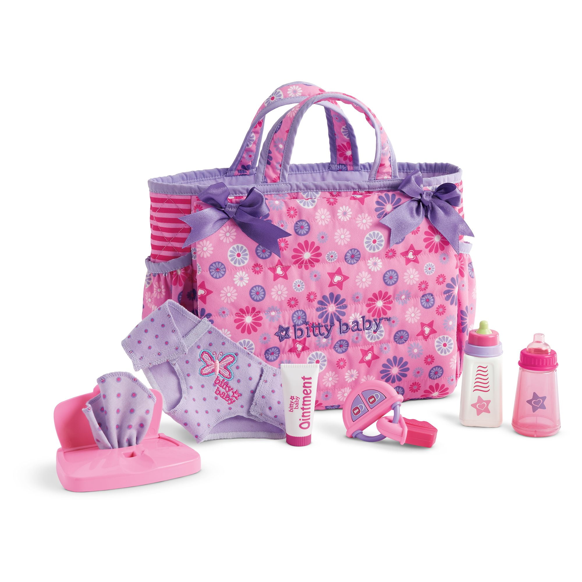 American Girl Bitty Baby Mommy's Diaper Bag Essentials for 15" Dolls
