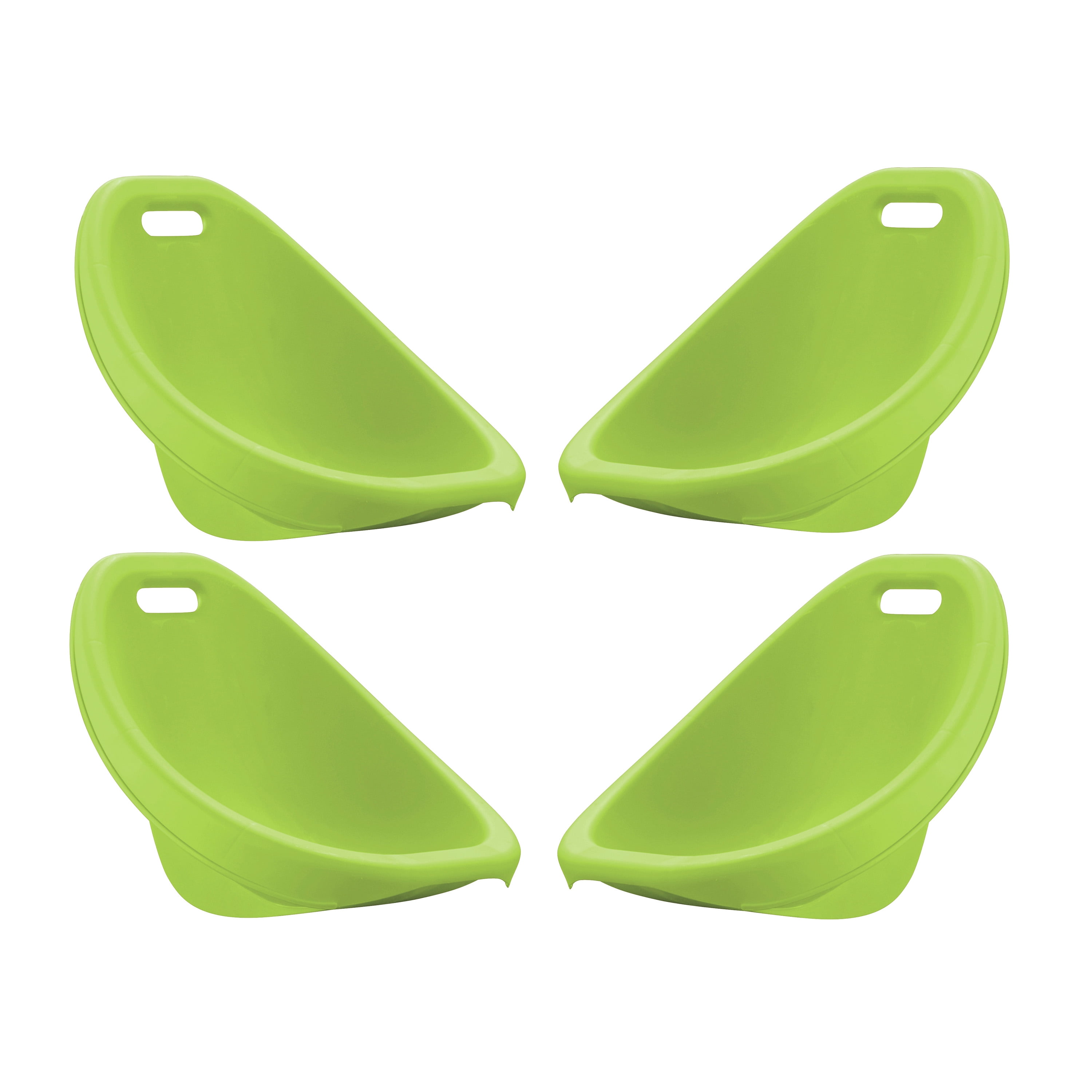 American Plastic Toys Kids Scoop Rocker Chair 4 Pack, Green