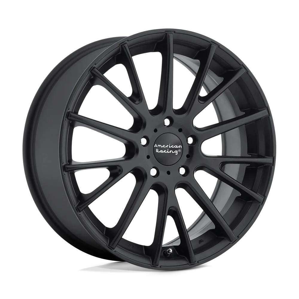 American Racing AR904 Cast Aluminum 16" Wheel 5x115 16x7 5 Lugs, Satin Black