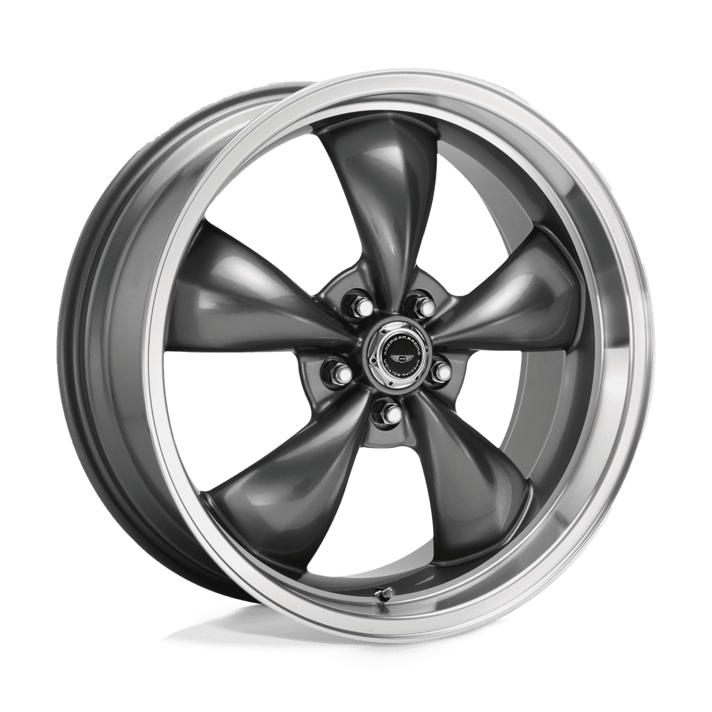 American Racing Aluminum Rim AR105 TORQ THRUST M 16X7in Anthracite Machined Lip Finish, AR105M6791A
