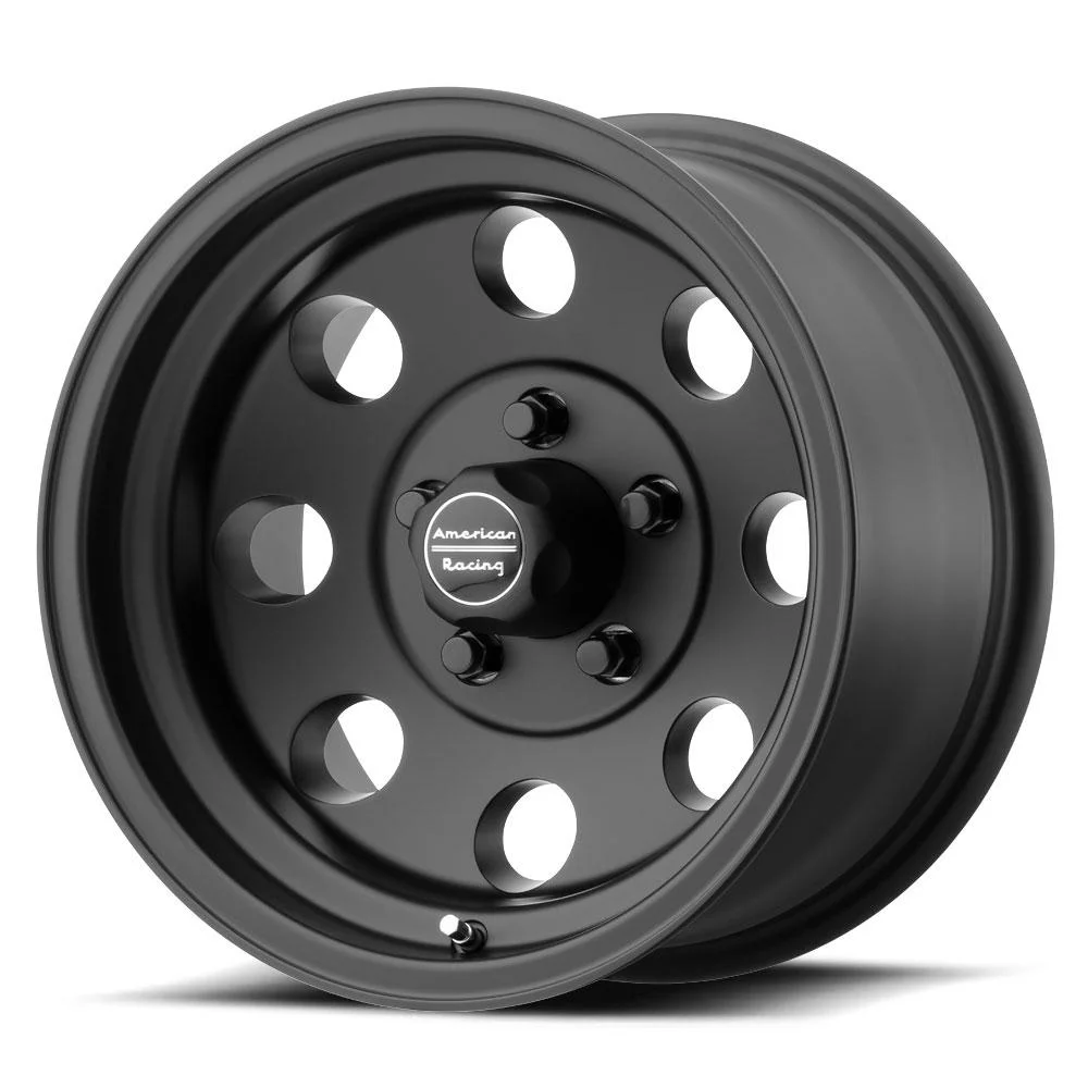 American Racing Aluminum Rim AR172 BAJA 16X8in Satin Black Finish, AR1726873B