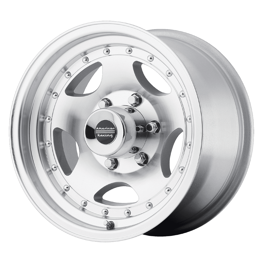 American Racing Aluminum Rim AR23 15X10in Machined Finish, AR235173
