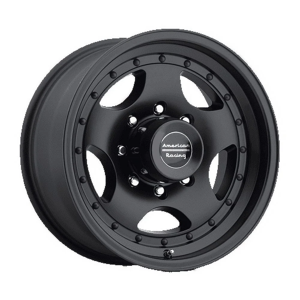 American Racing Aluminum Rim AR23 15X8in Satin Black Finish, AR235873B