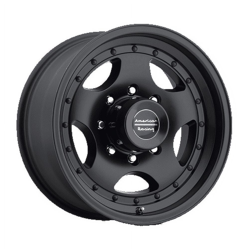 American Racing Aluminum Rim AR23 16X8in Satin Black Finish, AR236882B