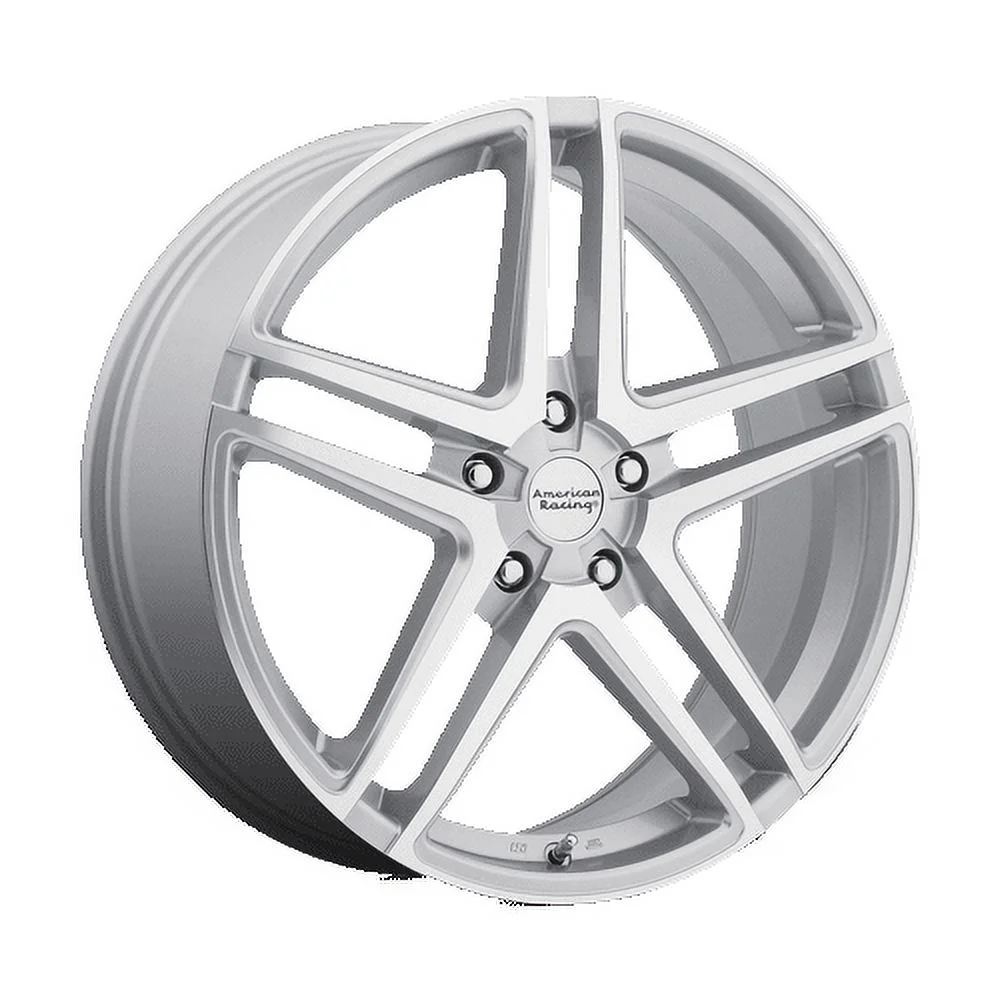 American Racing Aluminum Rim AR907 16X7in Bright Silver Machined Face Finish, AR90767012440