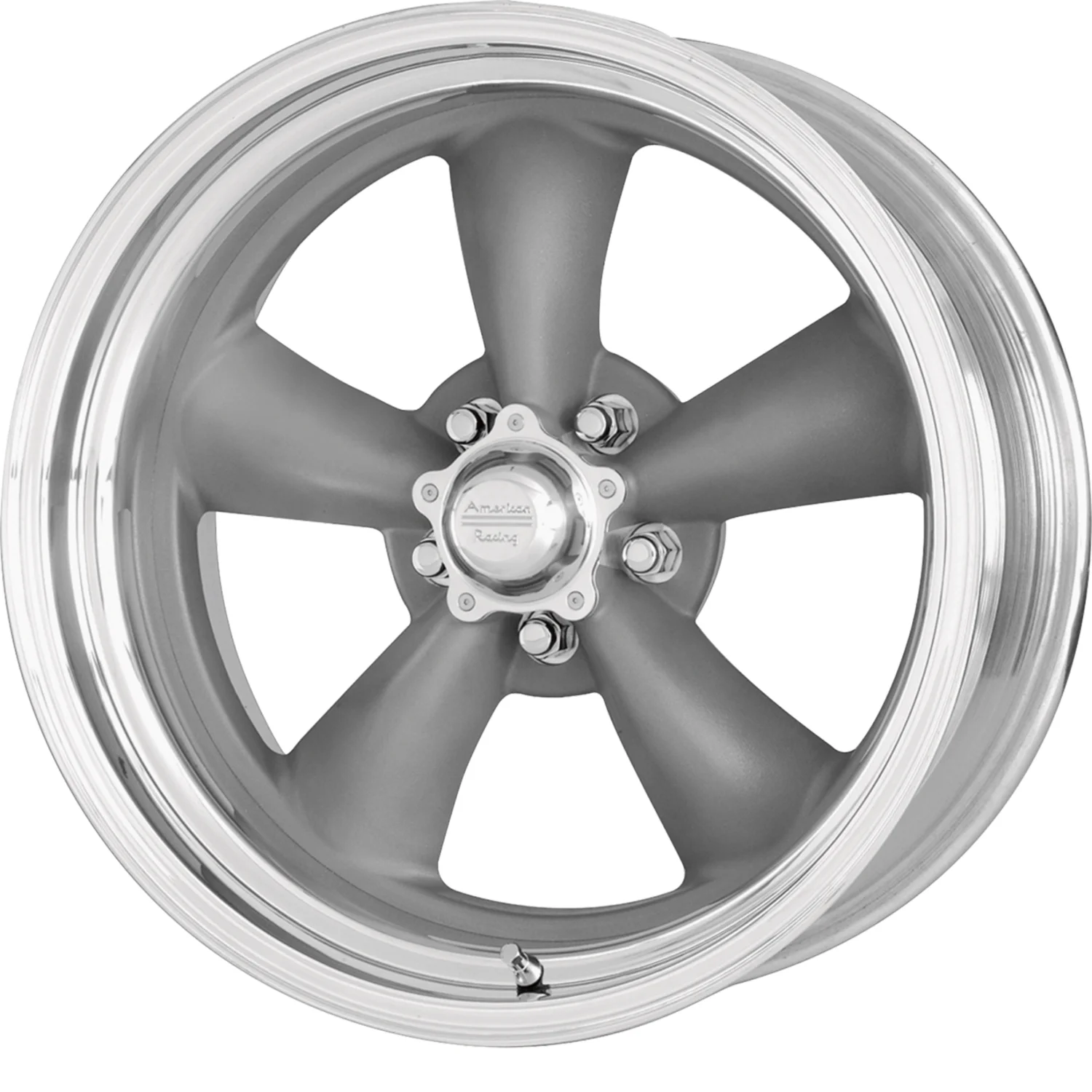 American Racing Classic Torq Thrust Ii One Piece 15X10 5X127.00 Mag Gray W/ Machined Lip (-44 Mm) Wheel Rim