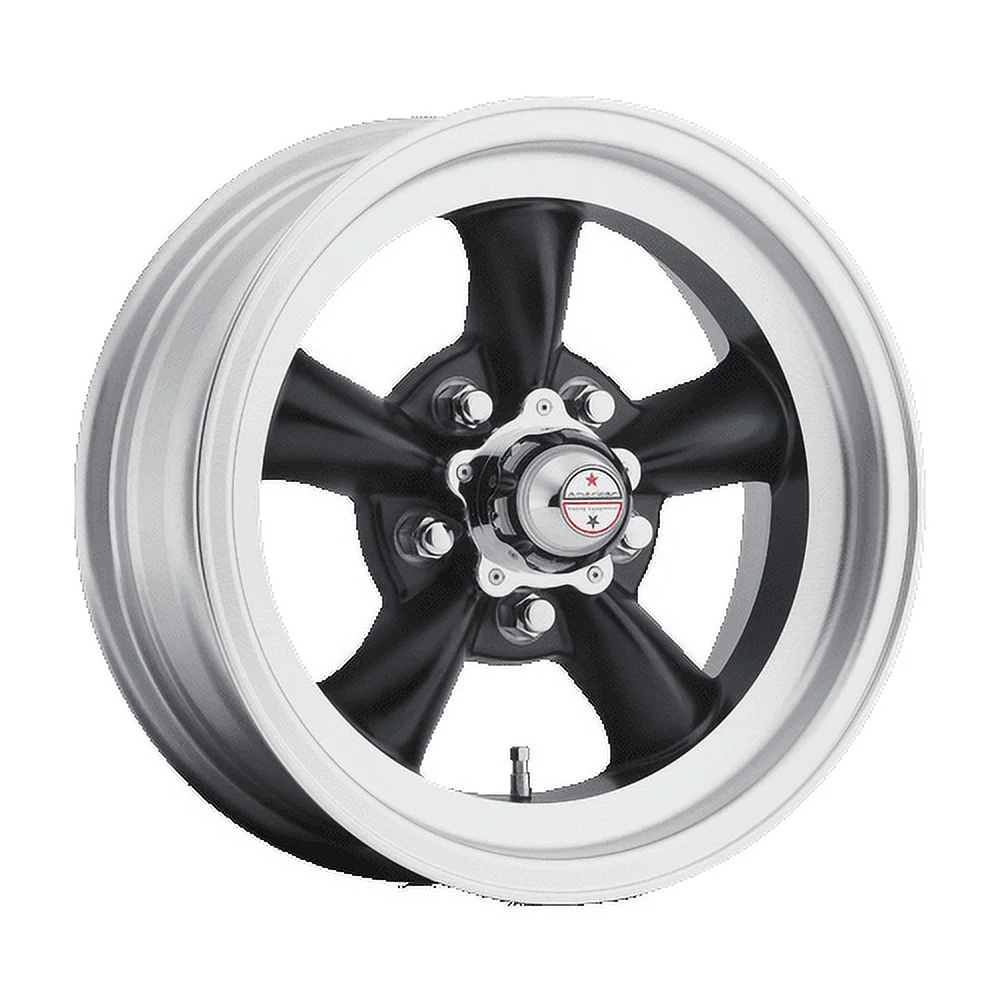 American Racing Torq Thrust D 15X7 5X114.30 Satin Black W/ Machined Lip (-6 Mm) Wheel Rim