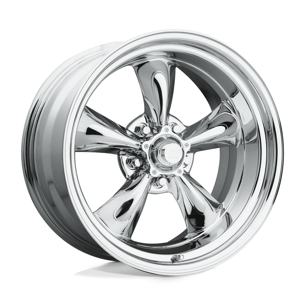 American Racing Vintage Aluminum Rim VN615 TORQ THRUST II 1 PC 15X7in Chrome Finish, VN6155765