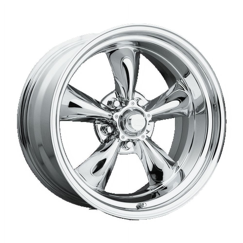 American Racing Vintage Aluminum Rim VN615 TORQ THRUST II 1 PC 17X8in Chrome Finish, VN6157861