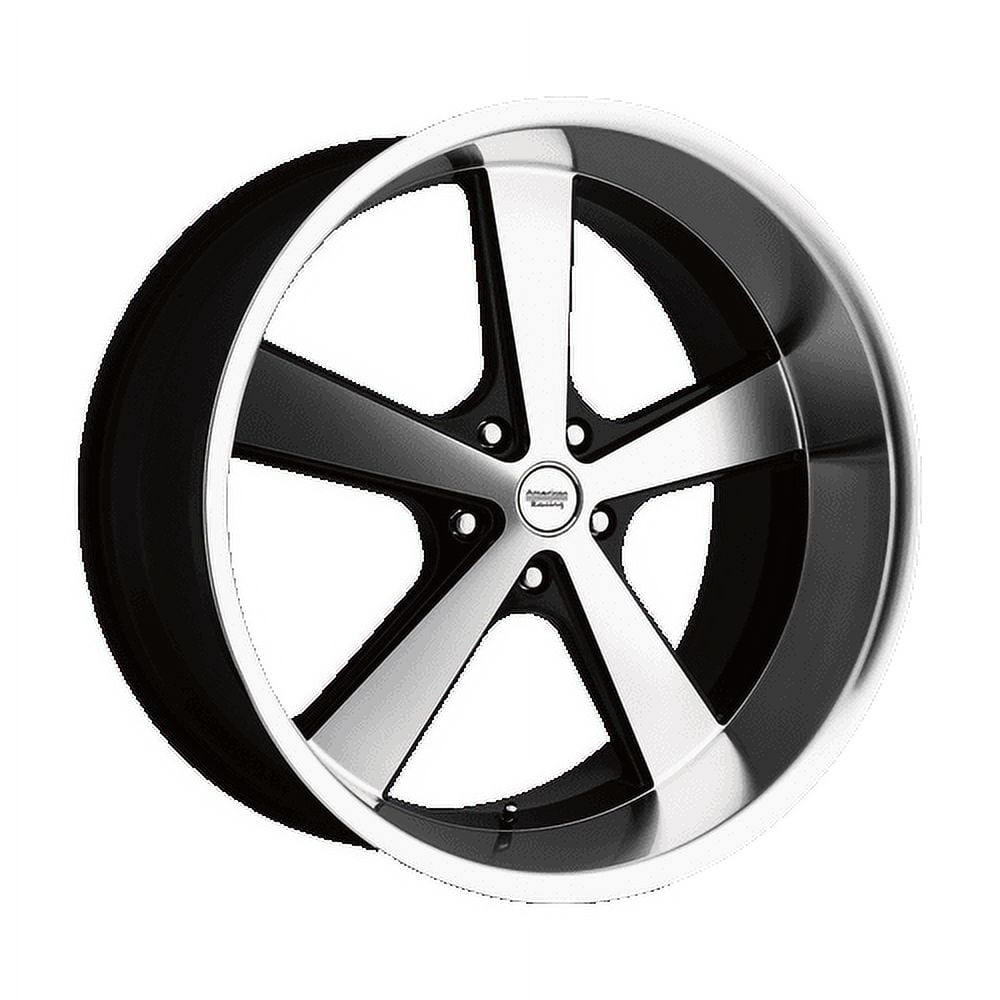 American Racing Vintage Aluminum Rim VN701 NOVA 22X11in Gloss Black Machined Finish, VN70122150318