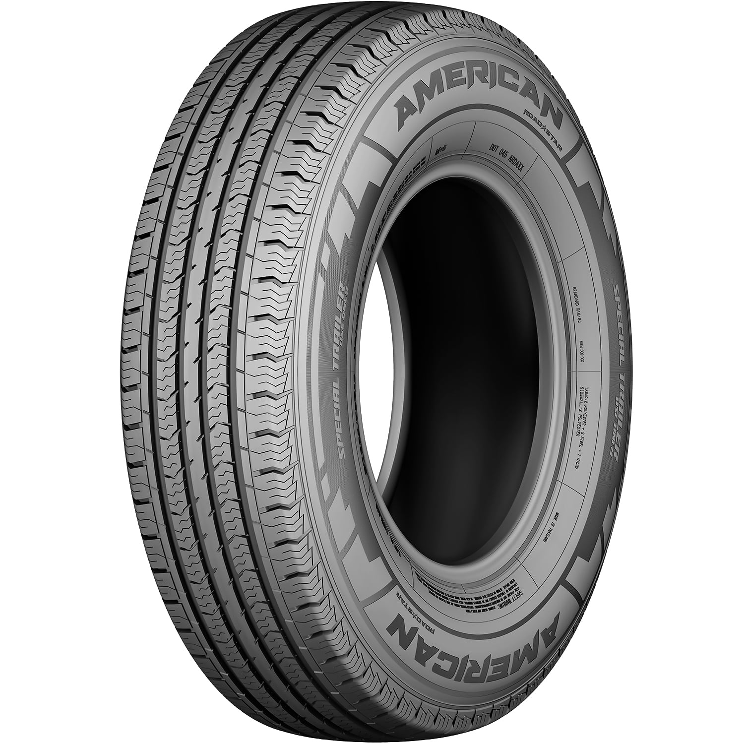 American Roadstar Special Trailer ST225/75R15 225/75R15 113/108M D 8 Ply Trailer Tire
