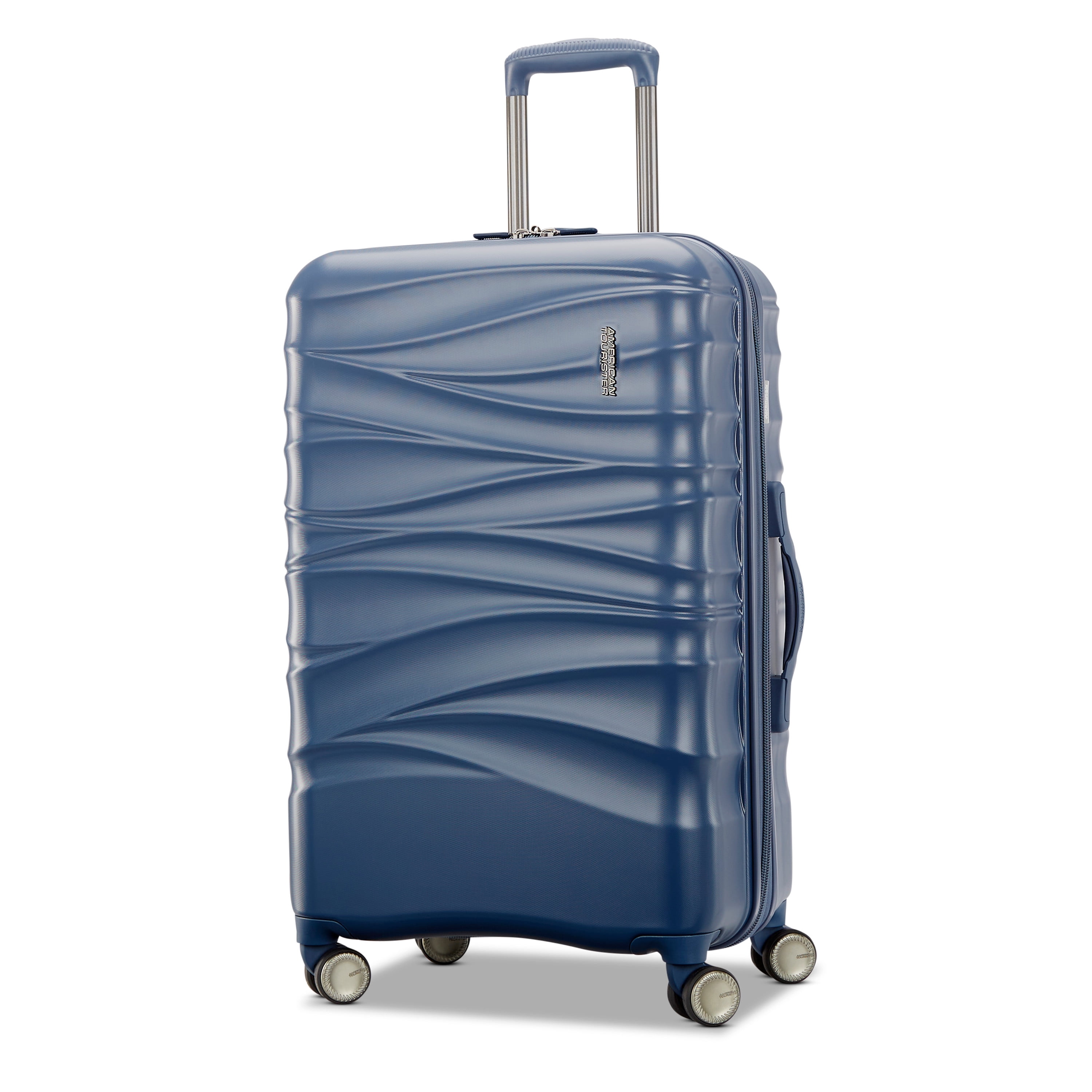 American Tourister Cascade 24" Hardside Medium Checked Upright Spinner Luggage