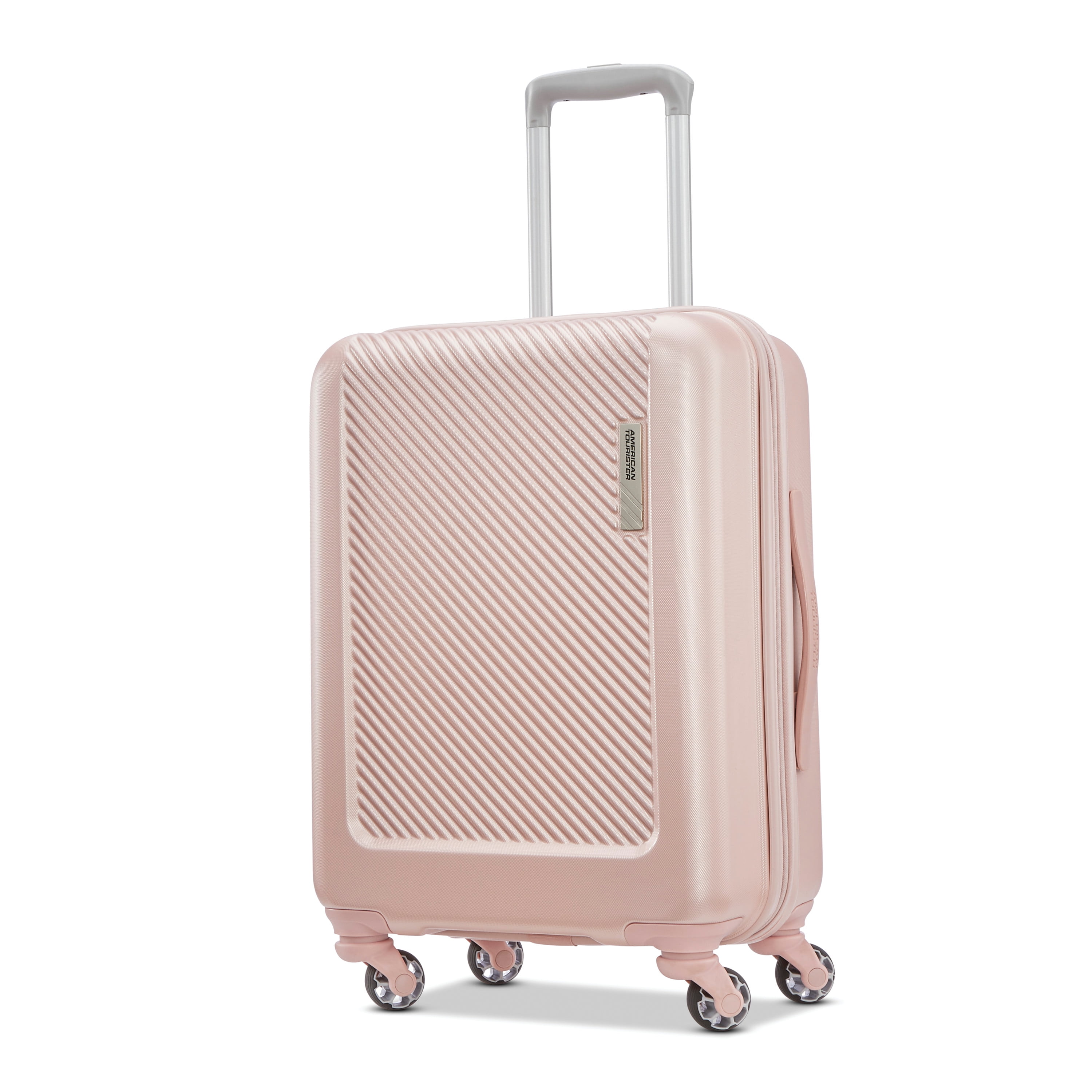 American Tourister Ikon 20" Carry On Hardside Spinner Luggage, Pink