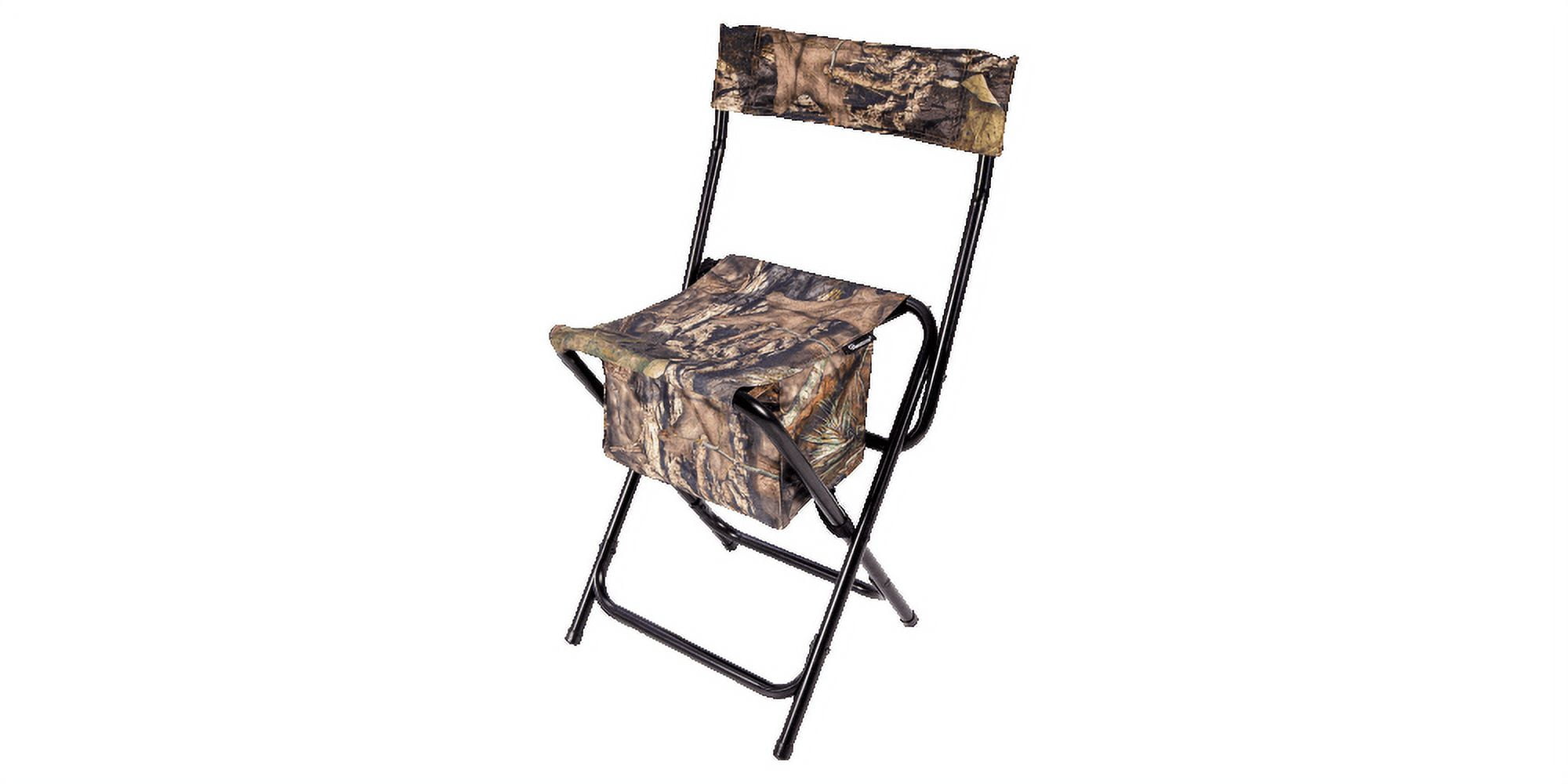 AMERISTEP Hunting Foldable Design Portable Lightweight High-Back Blind Chair with Backrest, Mossy Oak Break-up Country