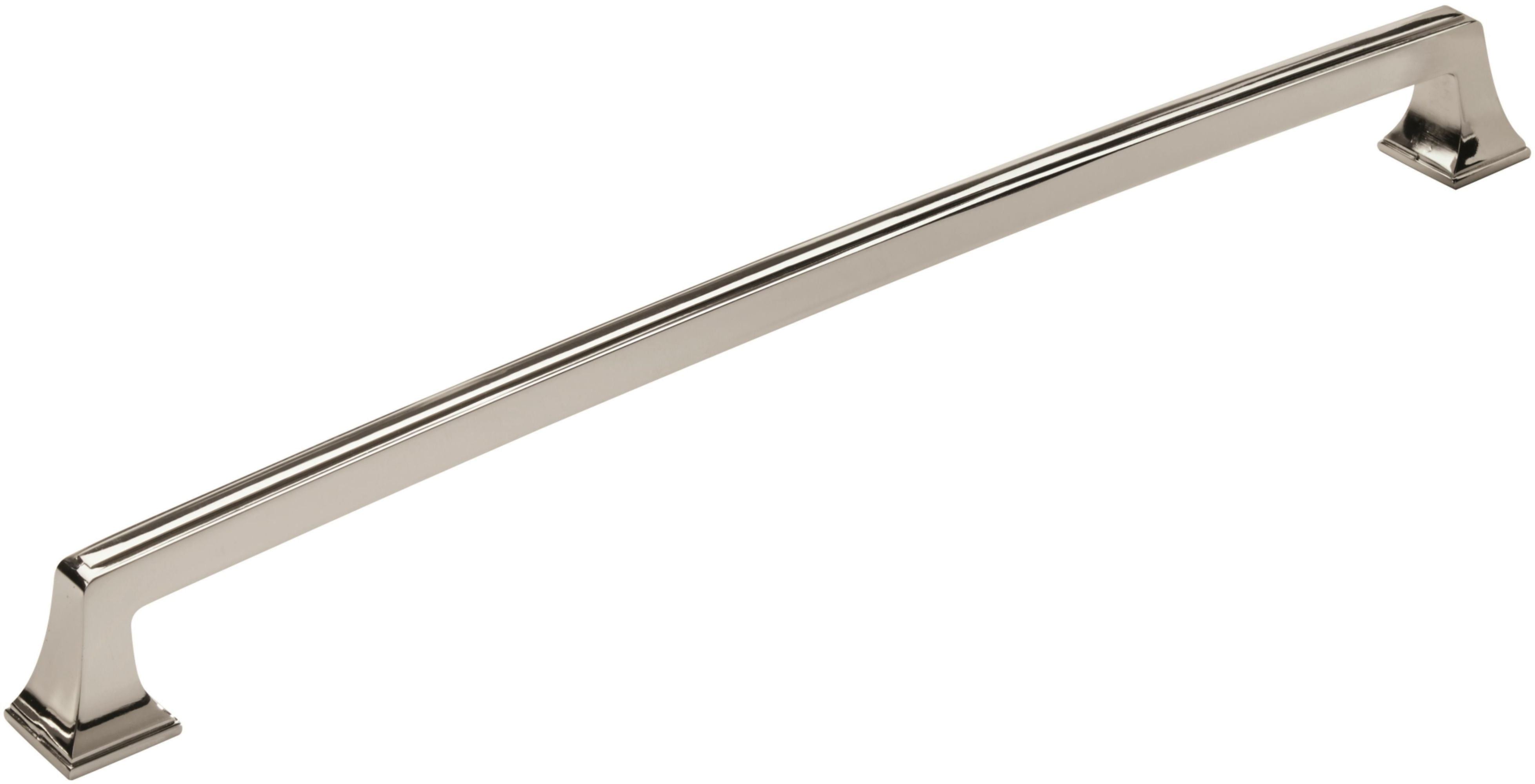 Amerock Mulholland 18 in (457 mm) Center-to-Center Polished Nickel Appliance Pull