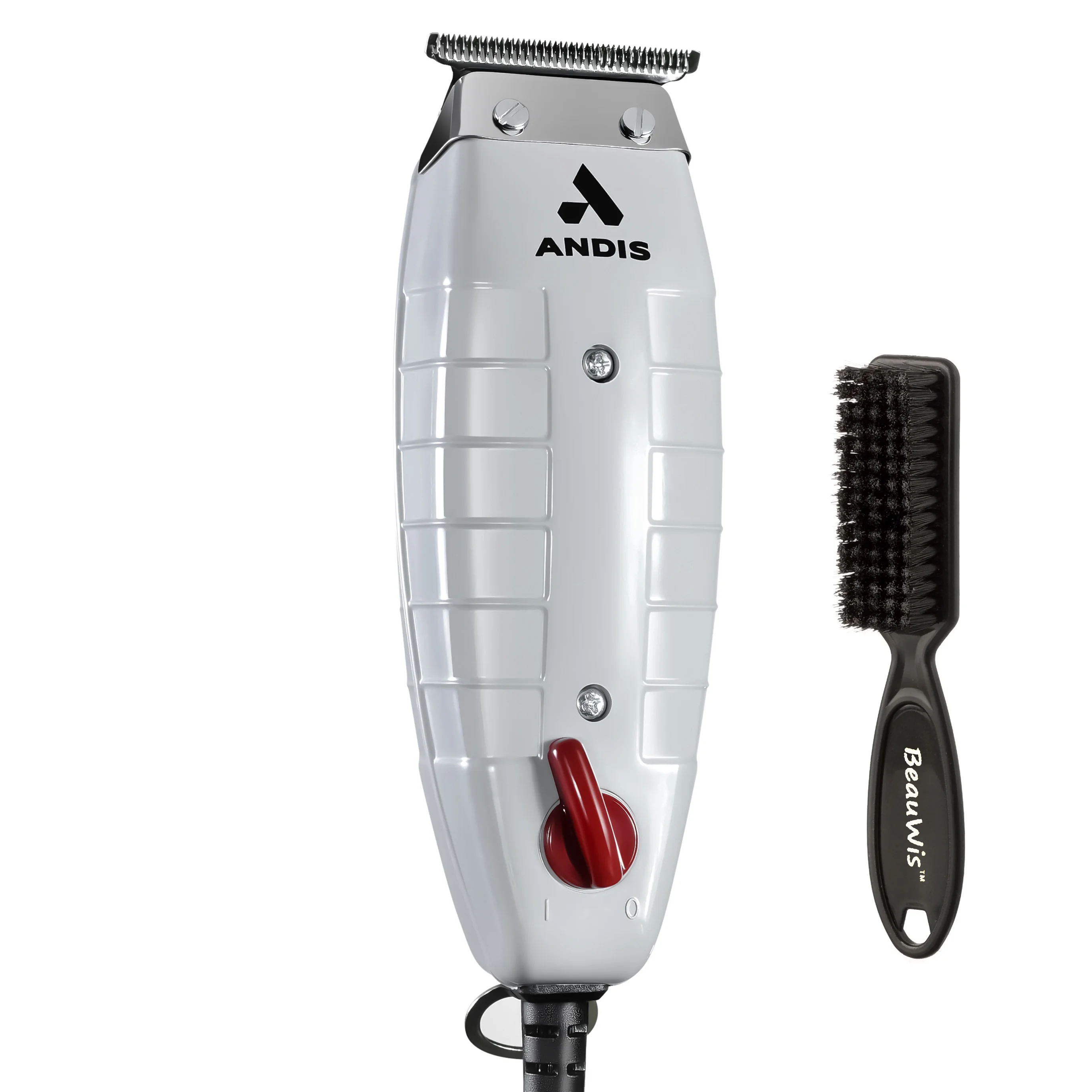 Andis T-Outliner Trimmer with T-Blade (04780) with a BeauWis Blade Brush