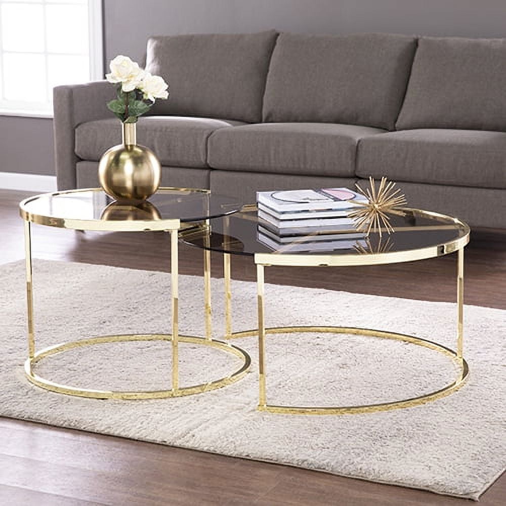 Anwick Contemporary 2pc Nesting Cocktail Table Set